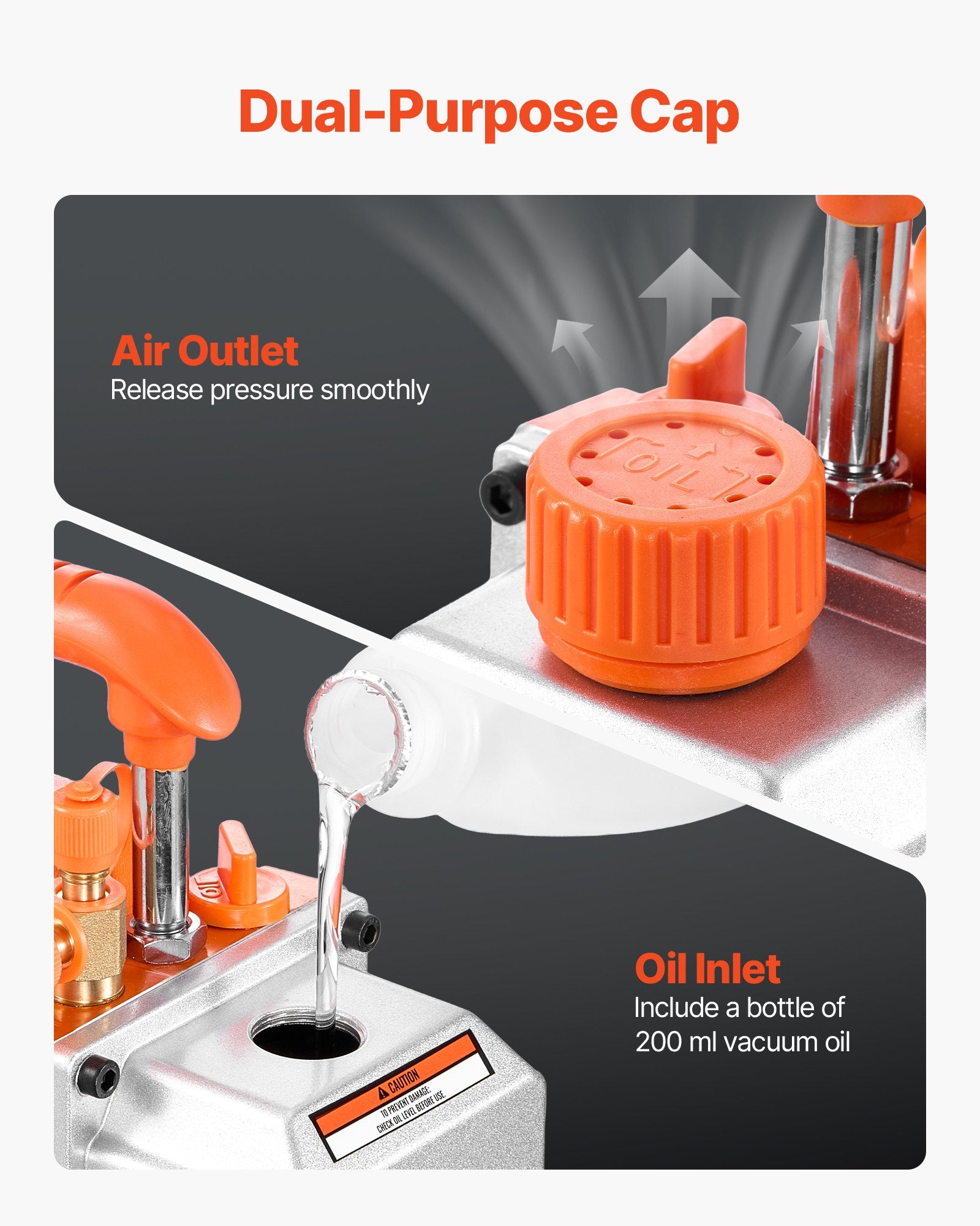Vakuuminis siurblys VEVOR RS-1, 99 l/min