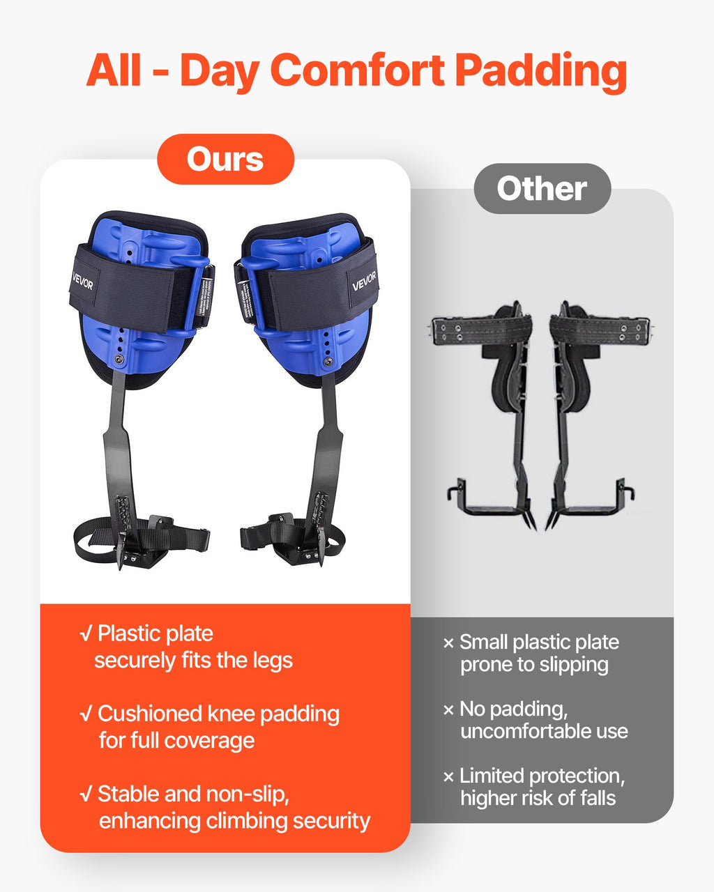 Lipynės medžiams VEVOR ROPE-G-007, 159 kg keliamoji galia