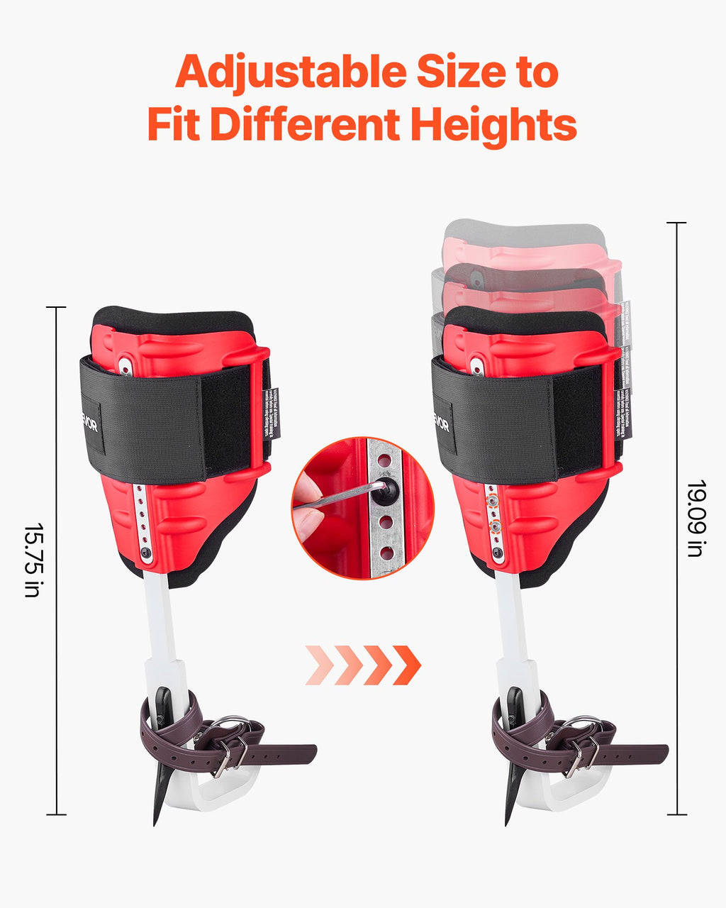 Laipiojimo į medžius nagai VEVOR ROPE-G-010, 159 kg keliamoji galia