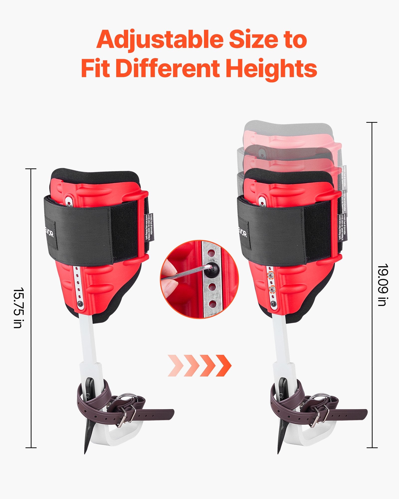 Laipiojimo į medžius nagai VEVOR ROPE-G-010, 159 kg keliamoji galia