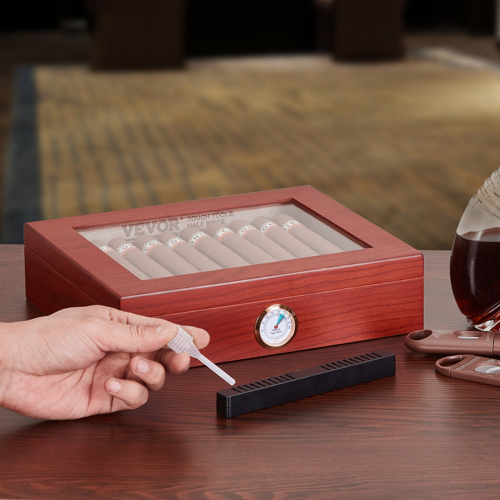 Cigarų humidorius VEVOR HCAF20J, 10–25 cigarams