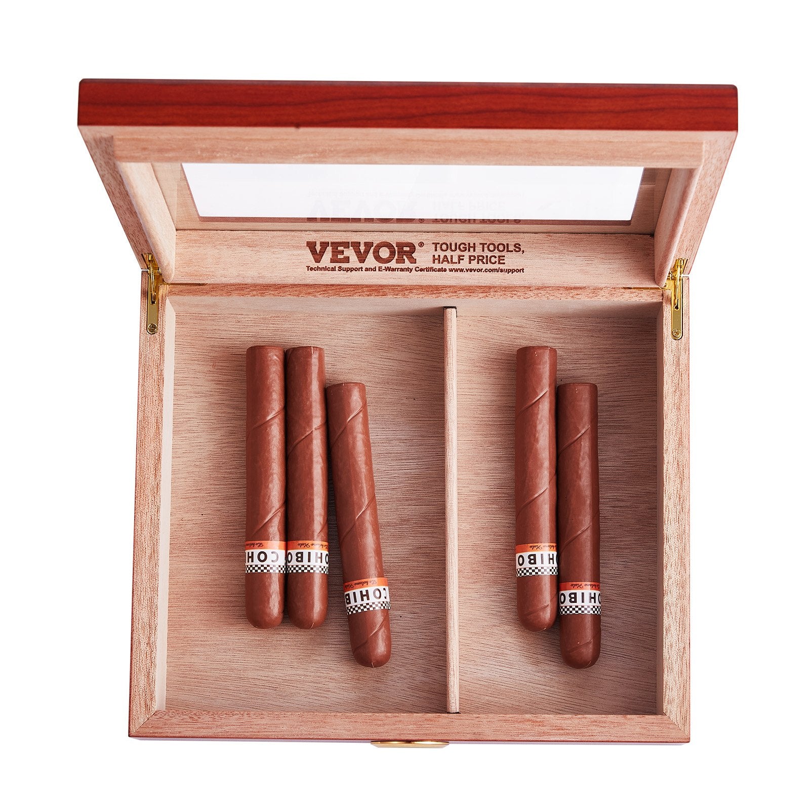 Cigarų humidorius VEVOR HCAF20J, 10–25 cigarams
