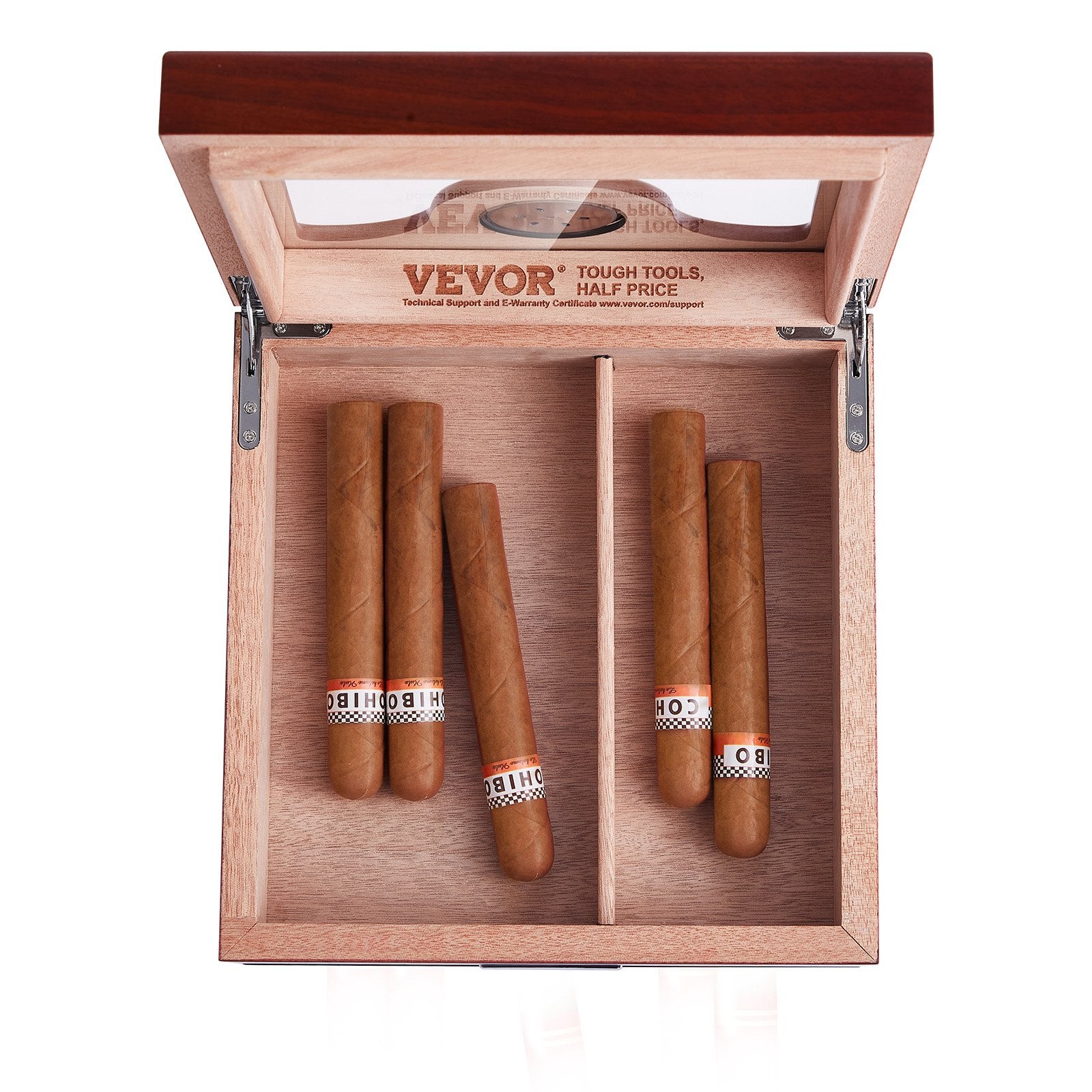 Cigarų humidorius VEVOR HCAC25J, 20–35 cigarams
