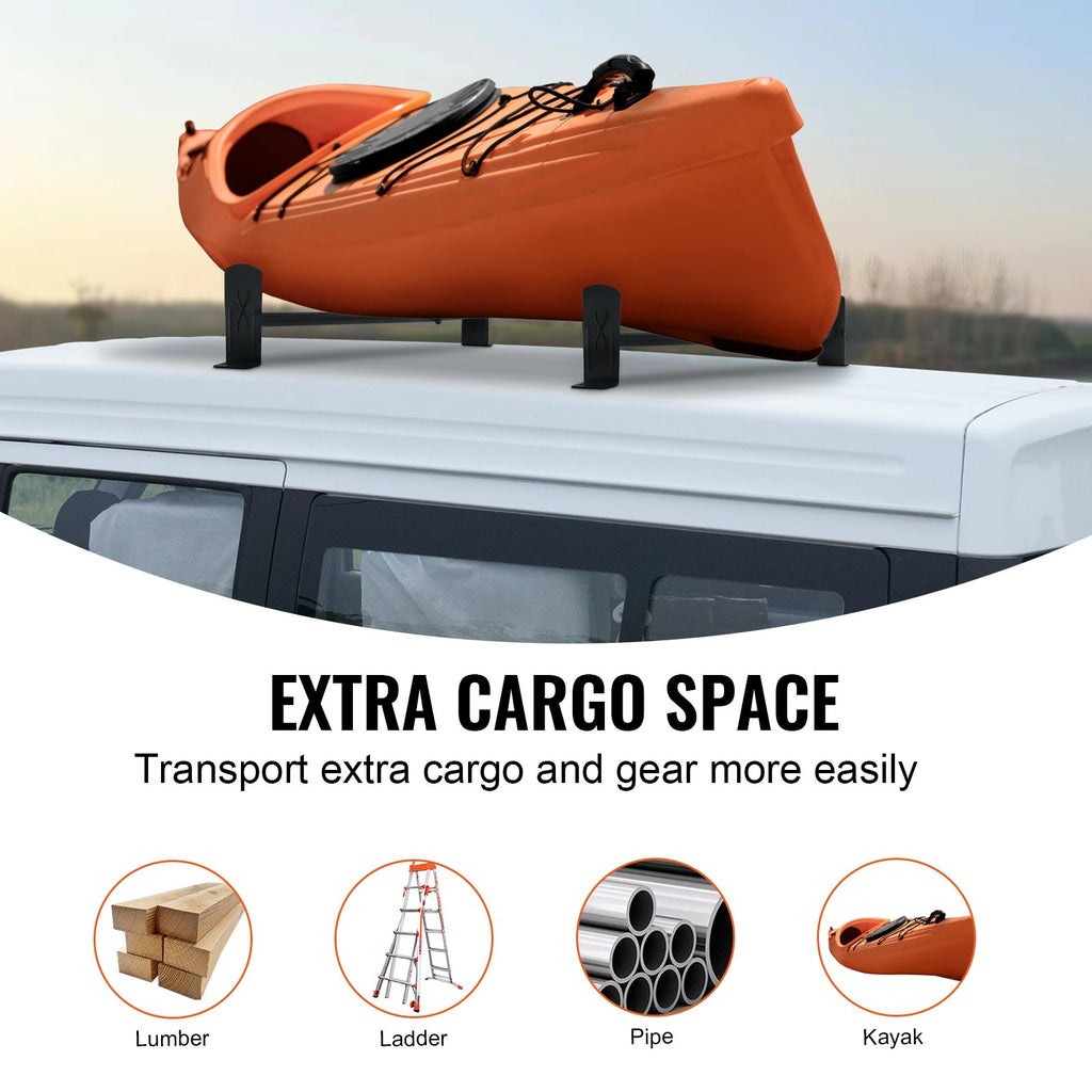 Mikroautobuso stogo bagažinė kopėčioms VEVOR BYCD-006, 227 kg keliamoji galia