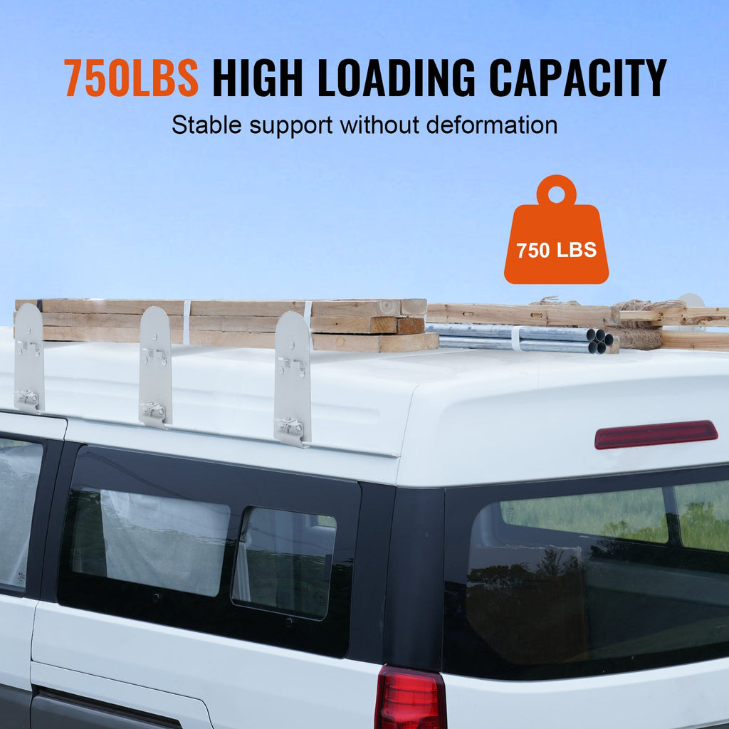 Mikroautobuso stogo bagažinė kopėčioms VEVOR BYCD-005, 340 kg keliamoji galia