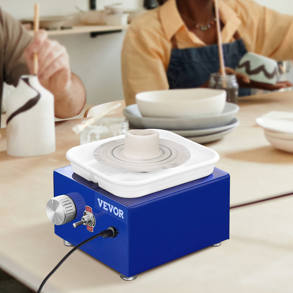 Miniatiūrinės žiedimo staklės VEVOR Mini Ceramic Wheel, 30W
