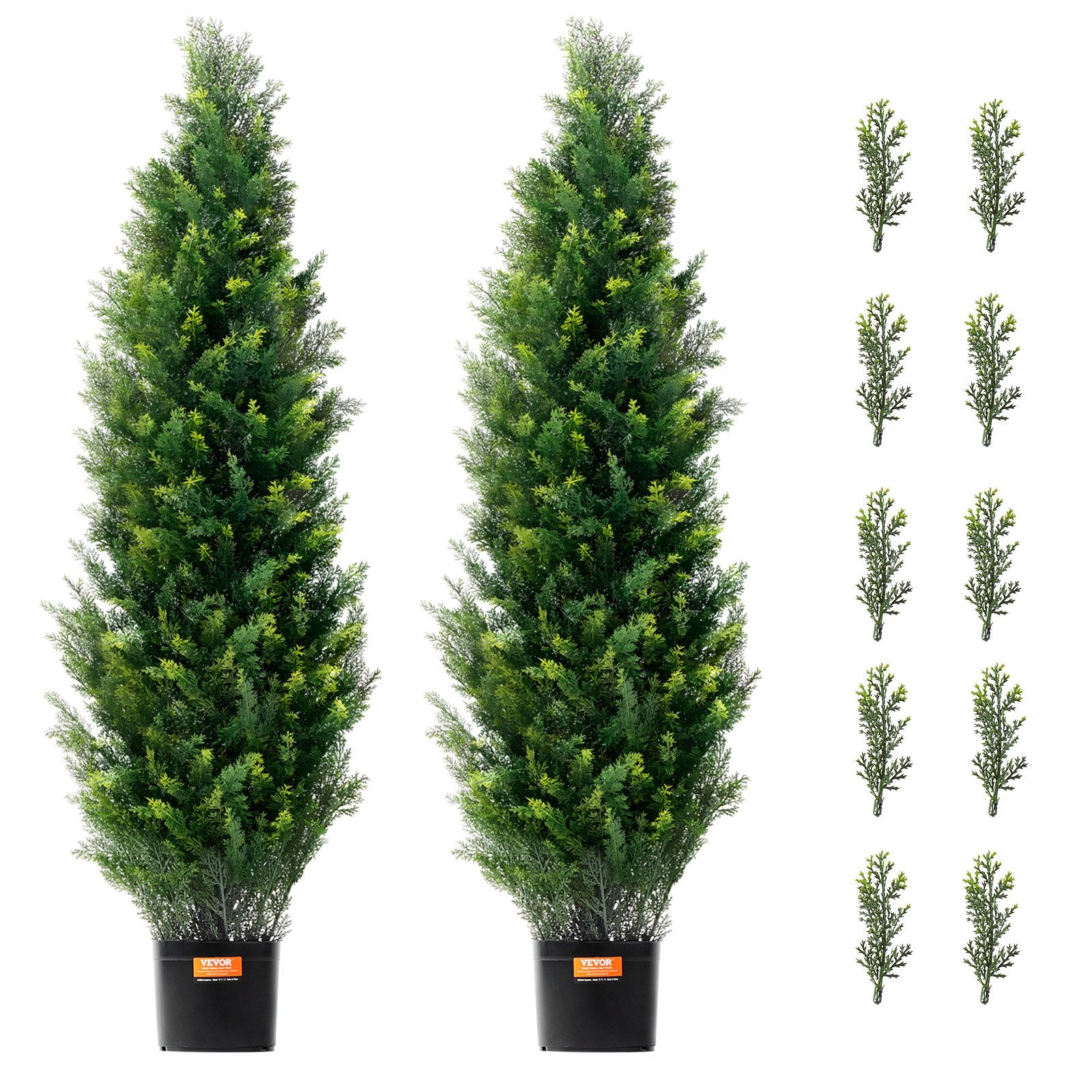 Dirbtinis kedras VEVOR SM-BS-120, 121,9 cm (2 vnt.)