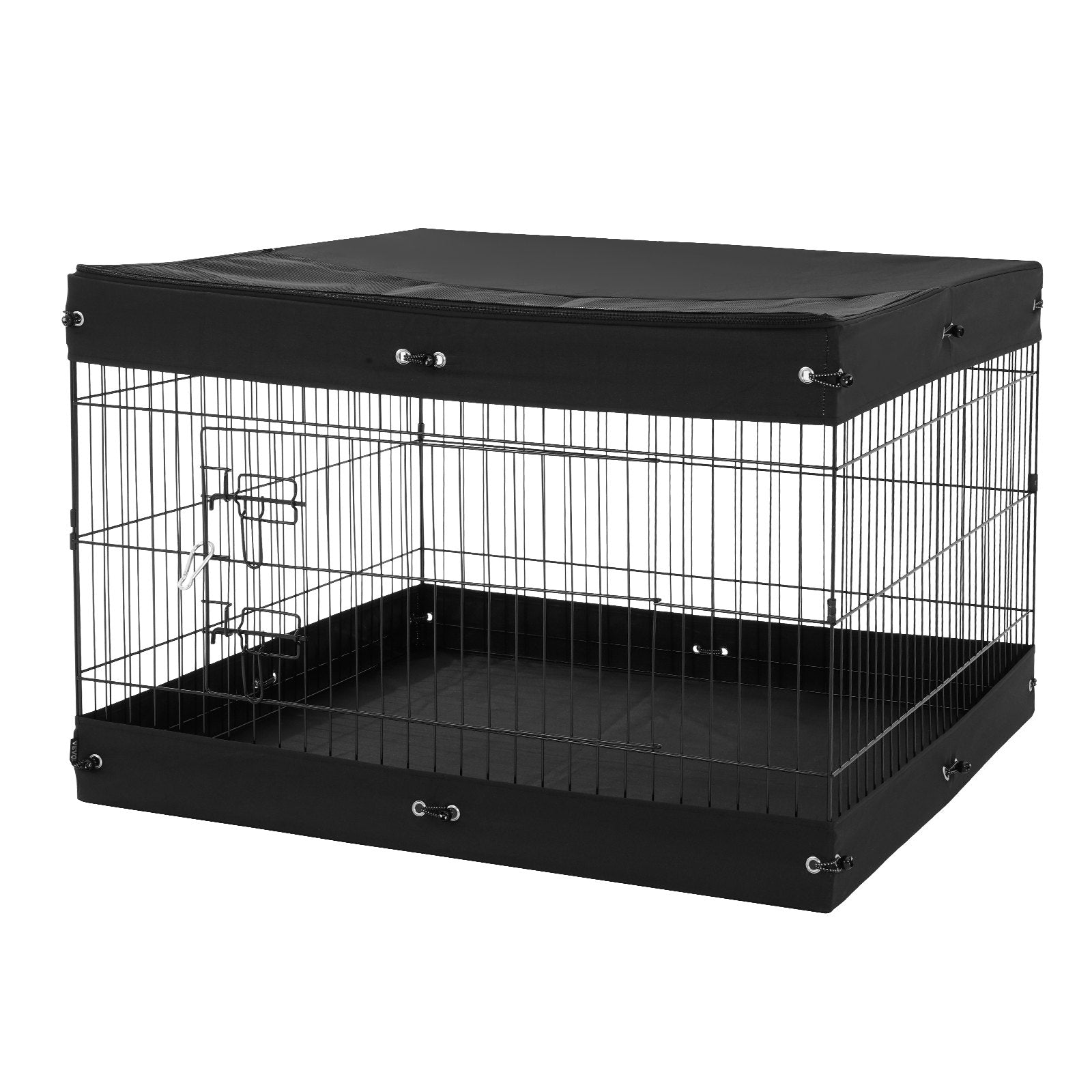 Šunų aptvaras VEVOR TT-PP1005S-FC, 91 x 91 x 61 cm