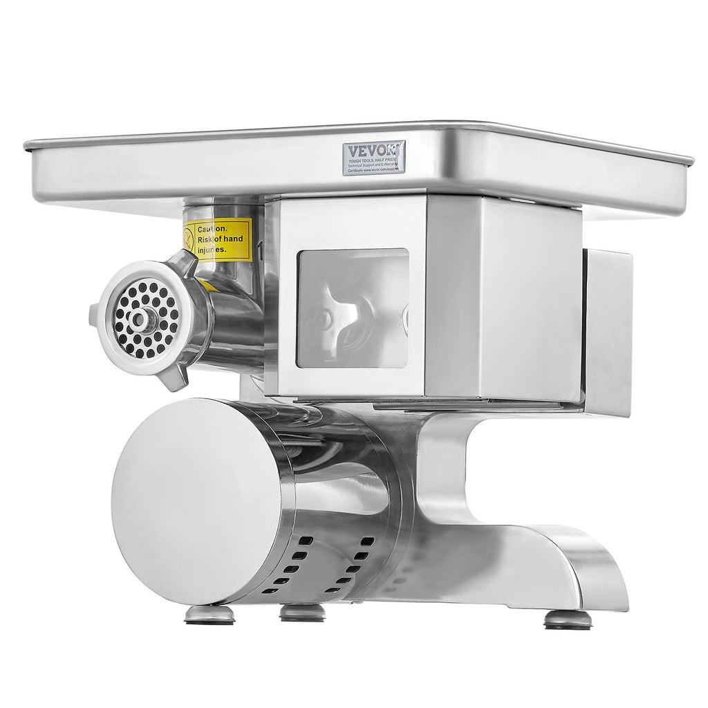 Elektrinė mėsos malimo mašina VEVOR JQ-90A-12, 5 kg/min