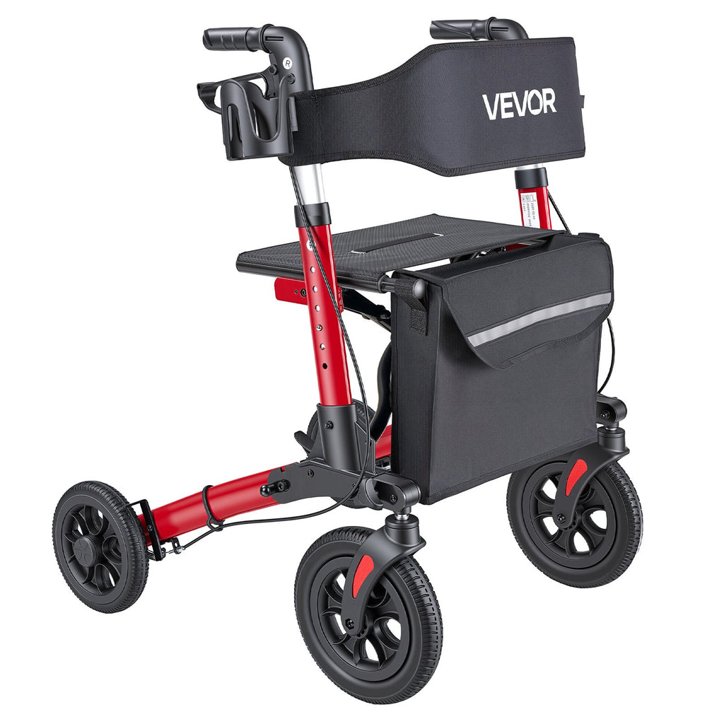 Vaikštynė su ratukais (rolatorius) VEVOR HFK-9202E, iki 136 kg