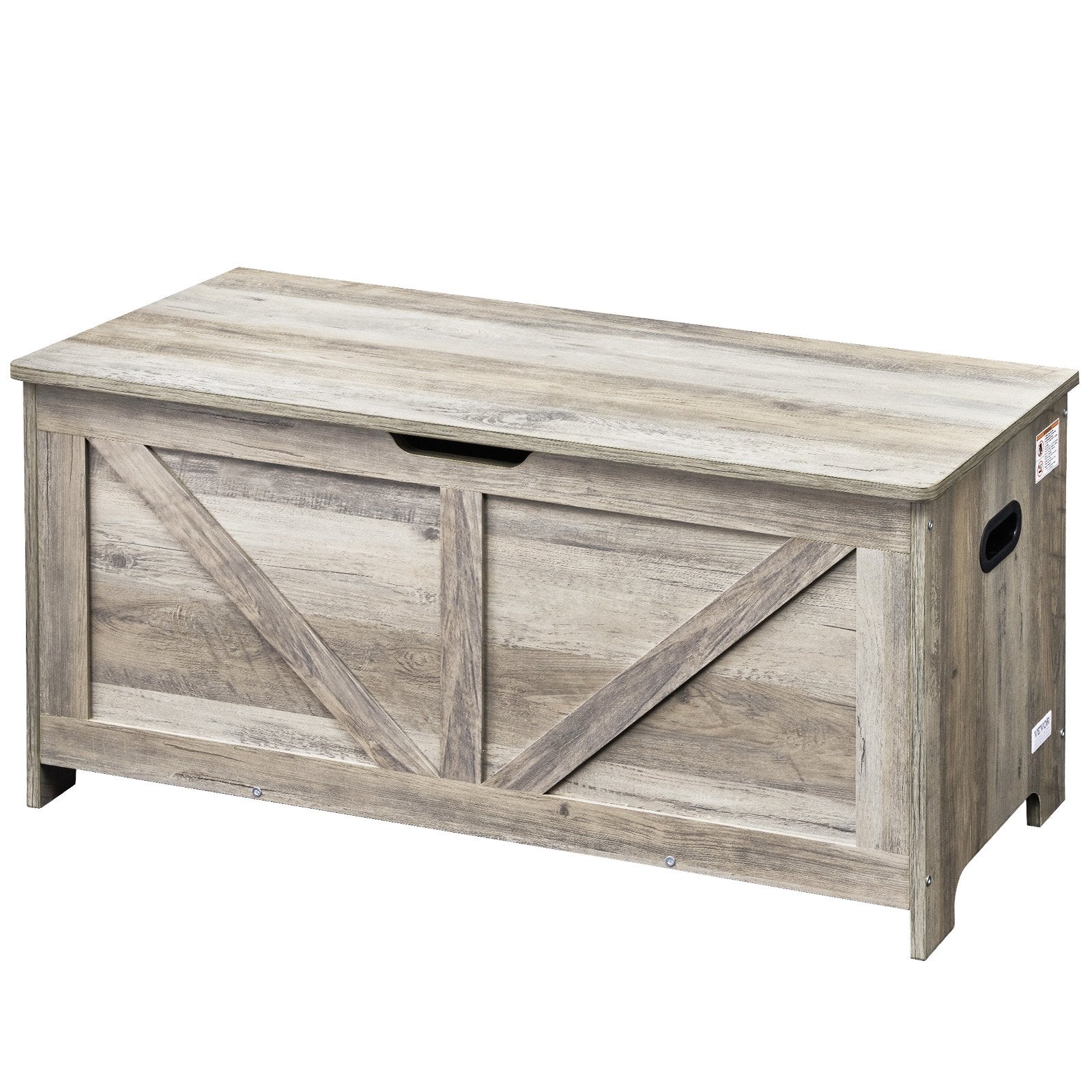 Medinė žaislų dėžė-suoliukas VEVOR ETD03, 99 cm ilgio
