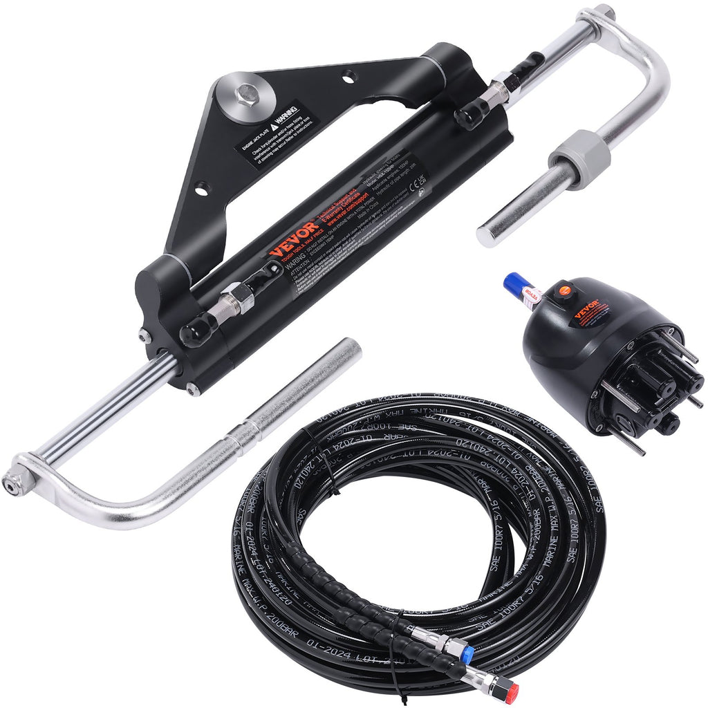 Hidraulinė vairavimo sistema pakabinamiems varikliams VEVOR HSX-150HP, iki 150 AG
