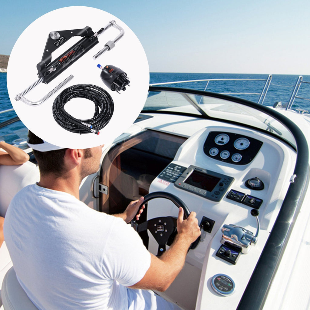 Hidraulinė valties vairo sistema VEVOR HSX-150HP, 150 AG