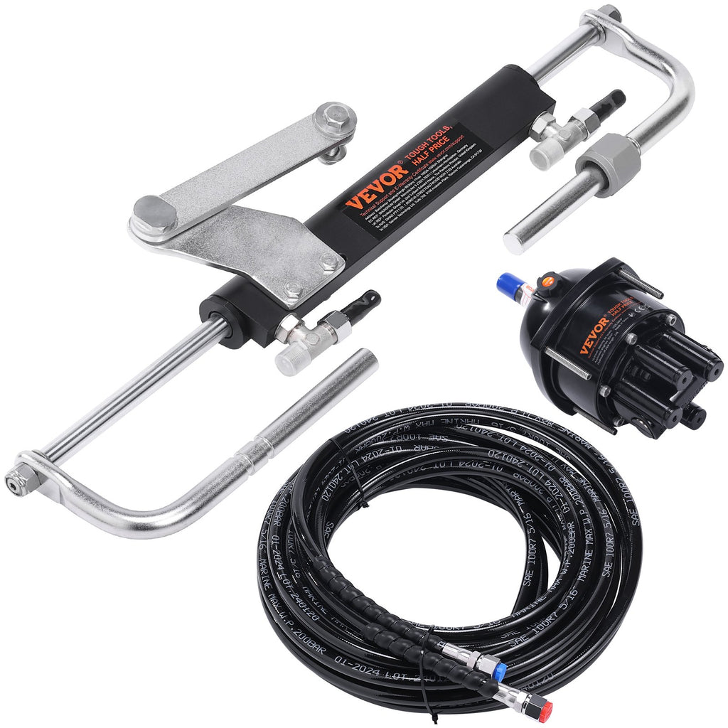 Hidraulinė pakabinamo variklio vairavimo sistema VEVOR HSX-90HP, iki 90 AG