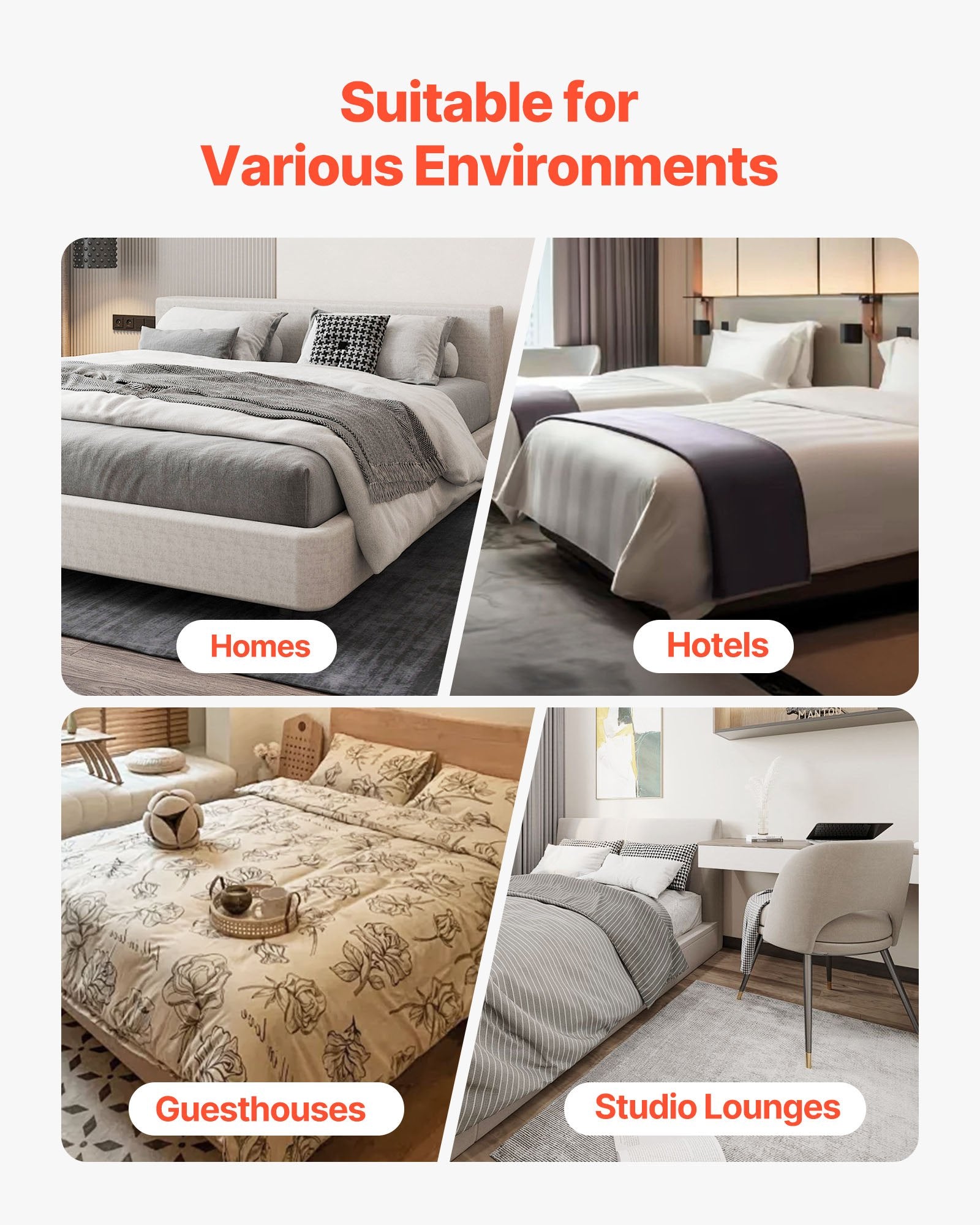Čiužinio pagrindas VEVOR AY09, 1587 kg keliamoji galia
