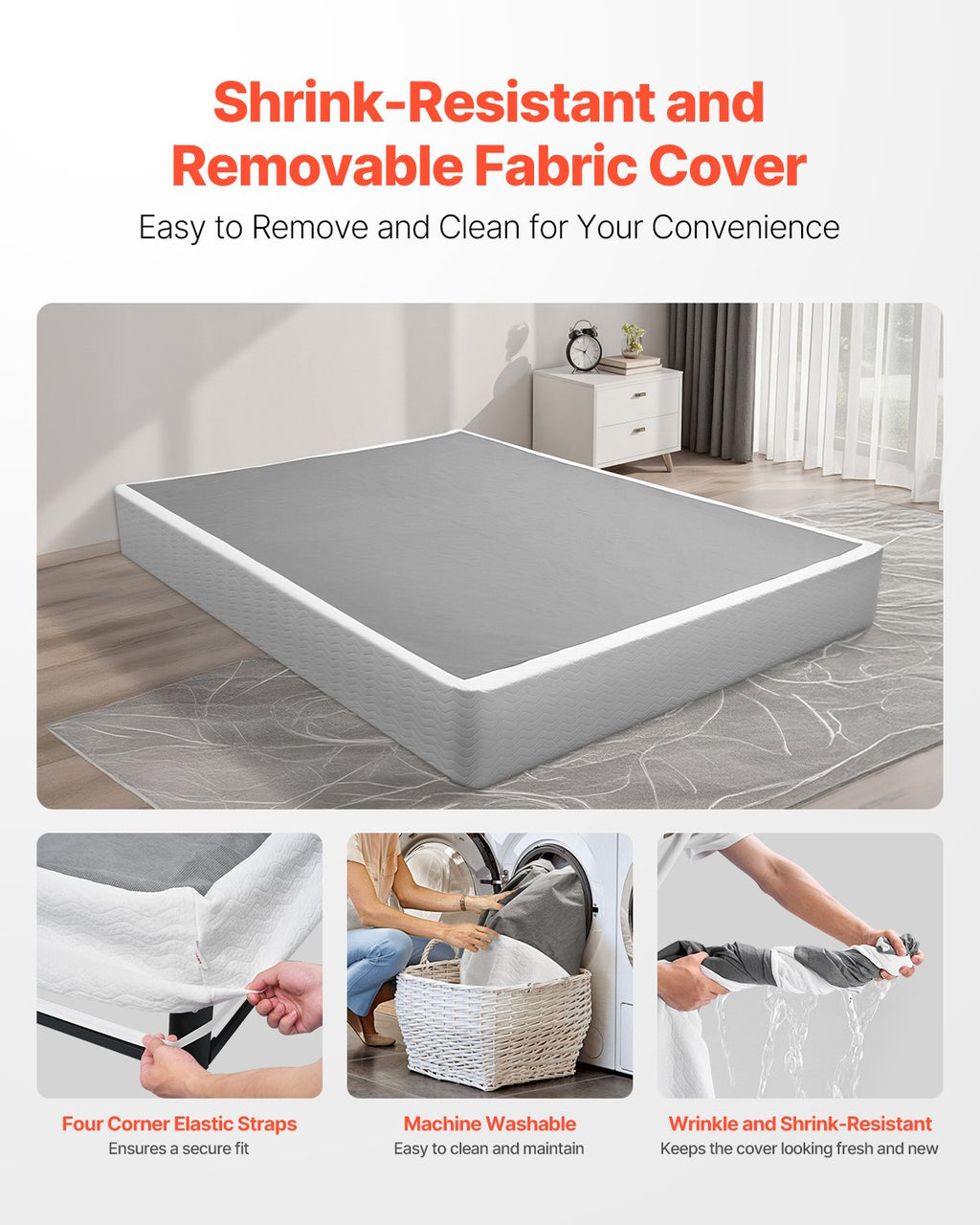 Lovos pagrindas VEVOR PB09-Q, Queen Size (151,5 x 201 cm)
