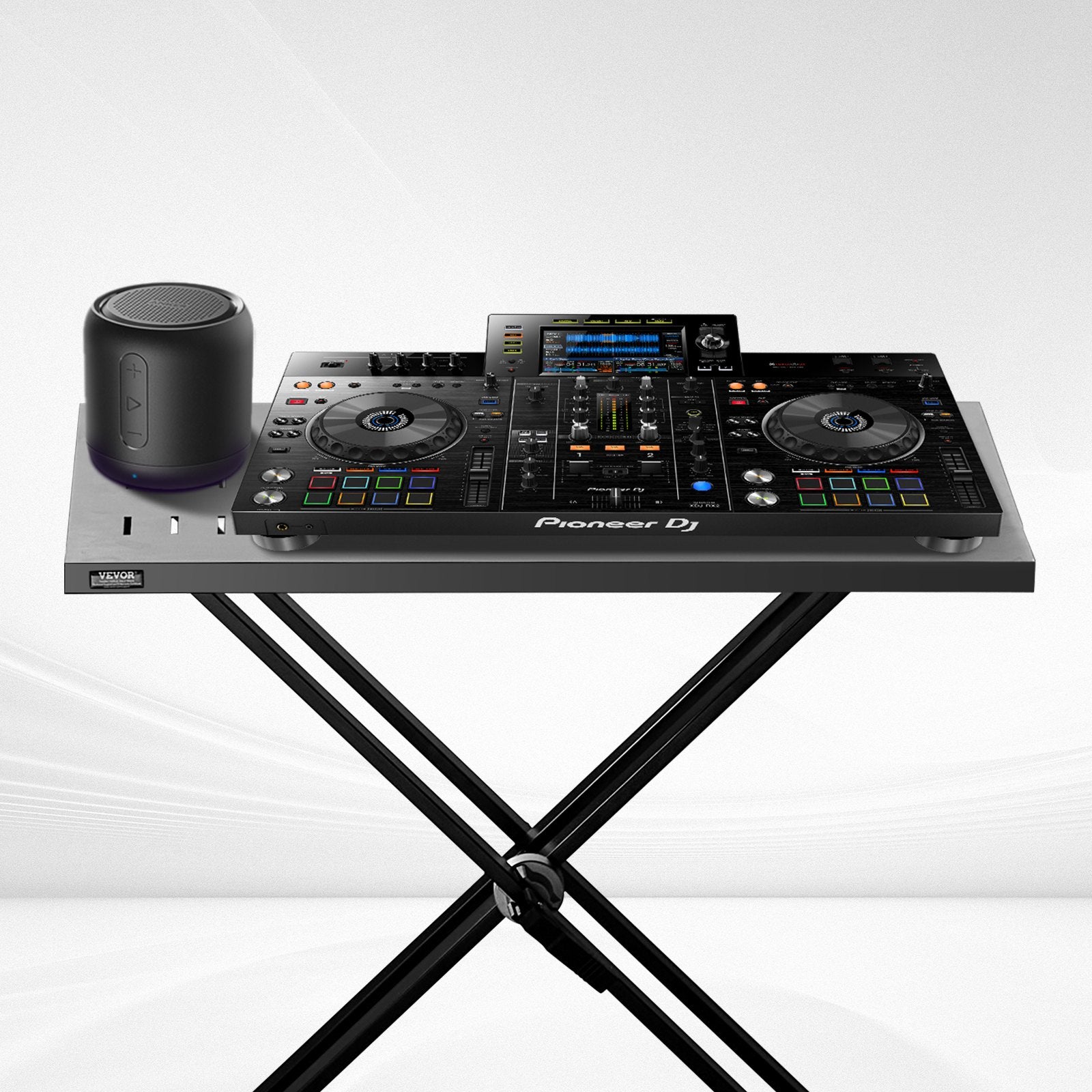 DJ stalas VEVOR DJ-3, 82 x 46 cm stalviršis