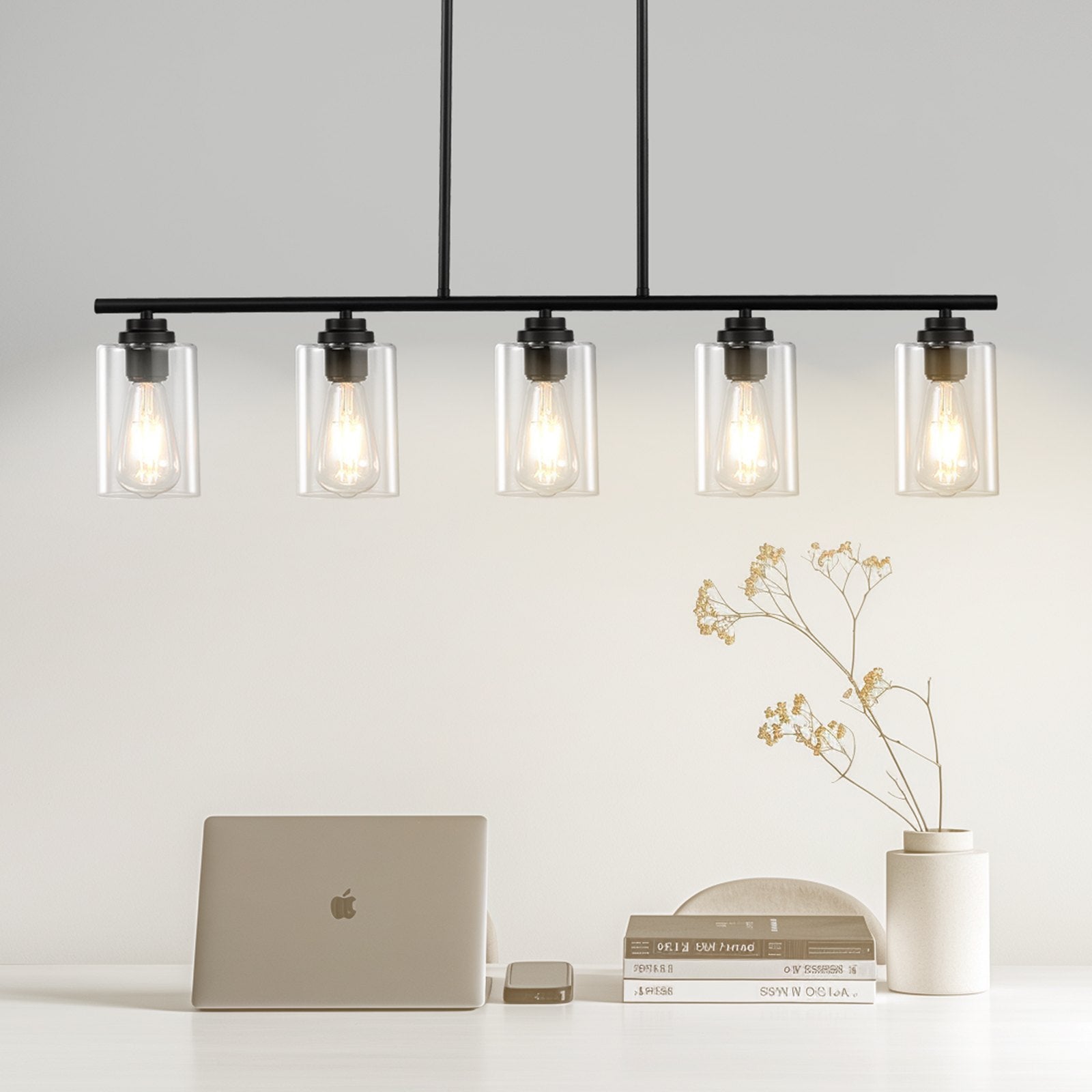 Virtuvės salos šviestuvas VEVOR MD76984B-5, 5 lempų