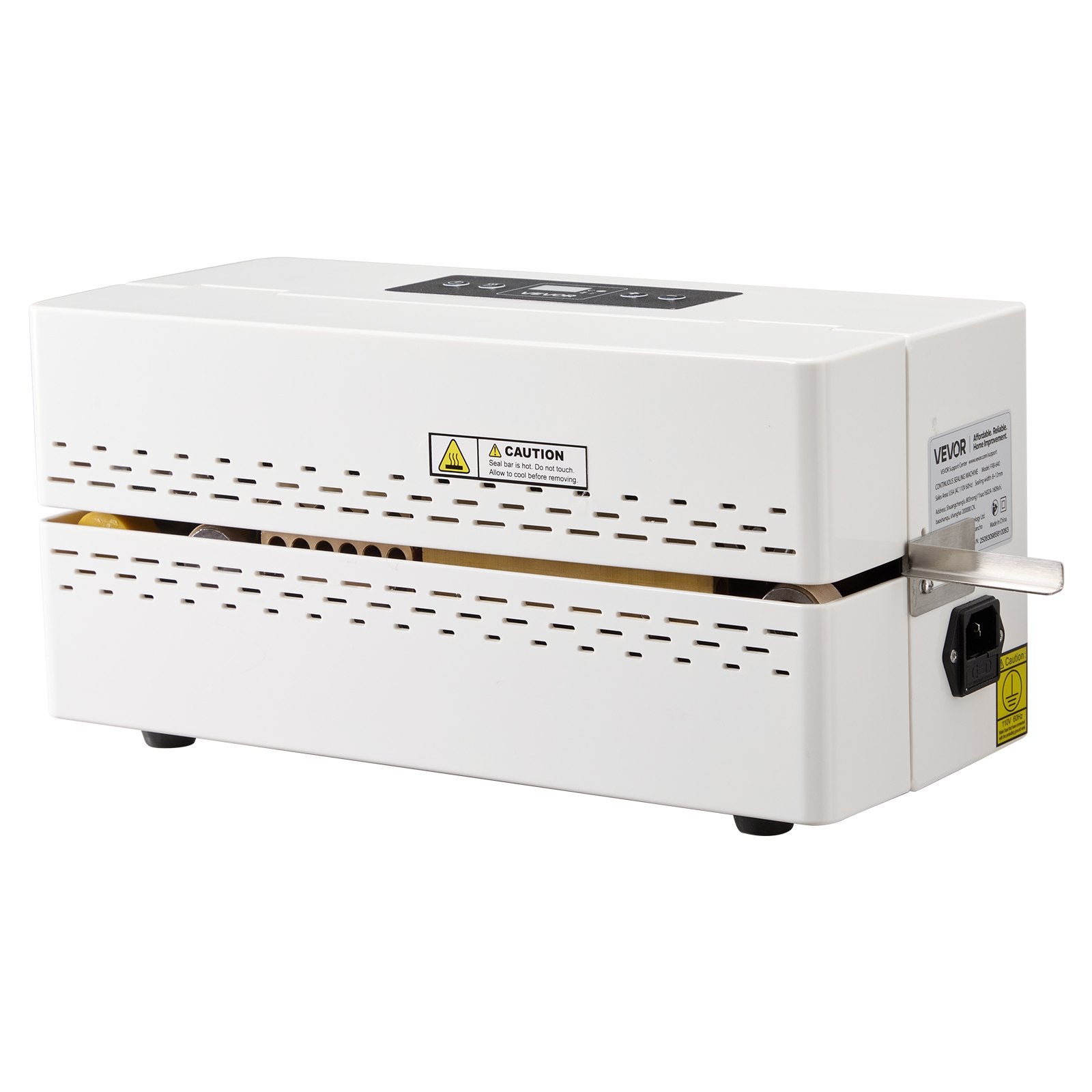 Automatinis maišelių sandarinimo aparatas VEVOR FRB-640, 8-12 mm sandarinimo plotis