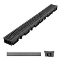 Linijinis drenažo latakas VEVOR ID 80*36mm, 6 vnt. komplektas