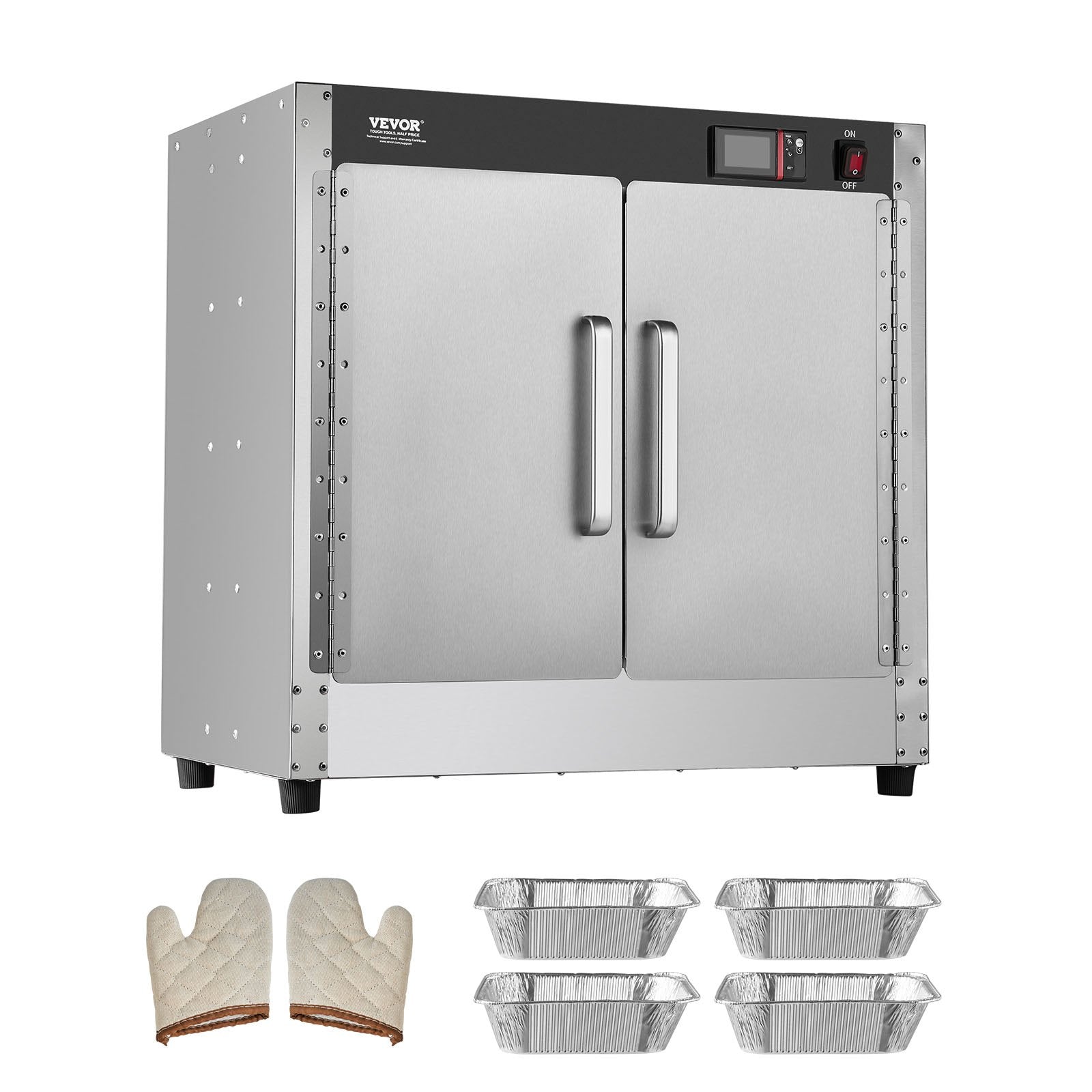 Maisto šildymo vitrina VEVOR FWHB-251524, 850W