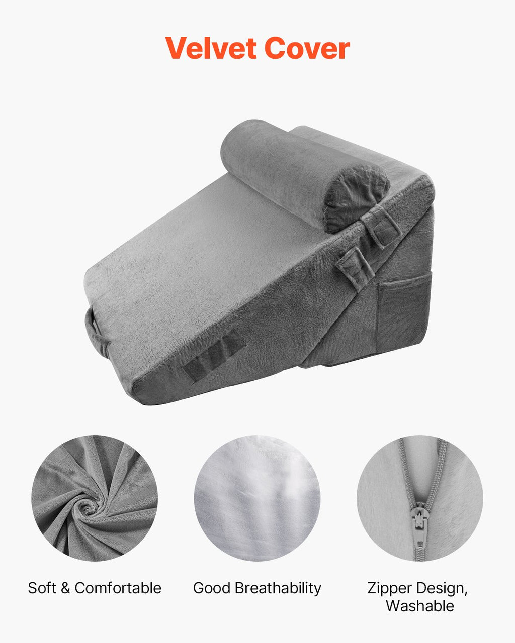 Ortopedinių pagalvių rinkinys VEVOR KD018, 3 dalių