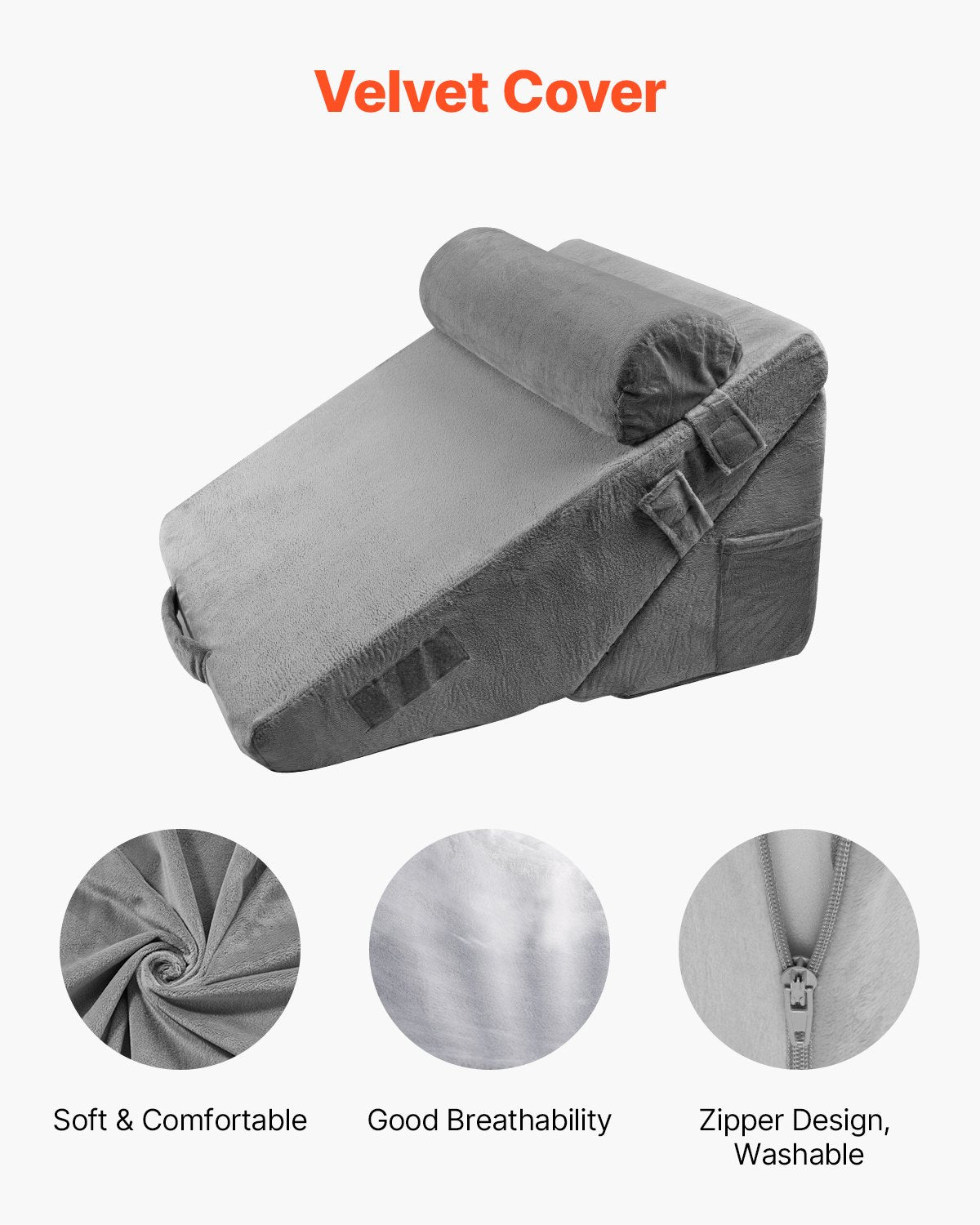 Ortopedinių pagalvių rinkinys VEVOR KD018, 3 dalių