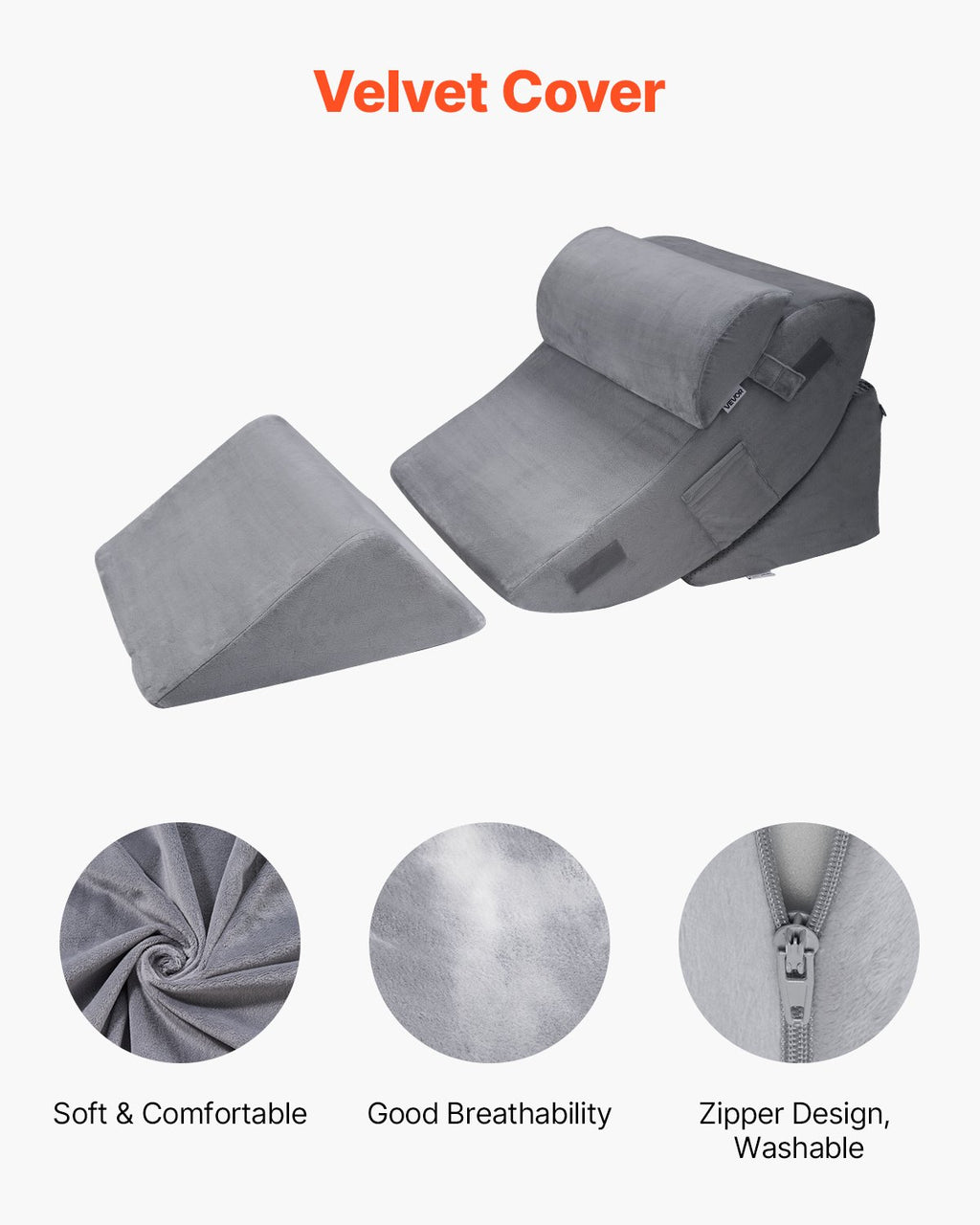 Ortopedinių pagalvių rinkinys VEVOR KD016, 4 dalių
