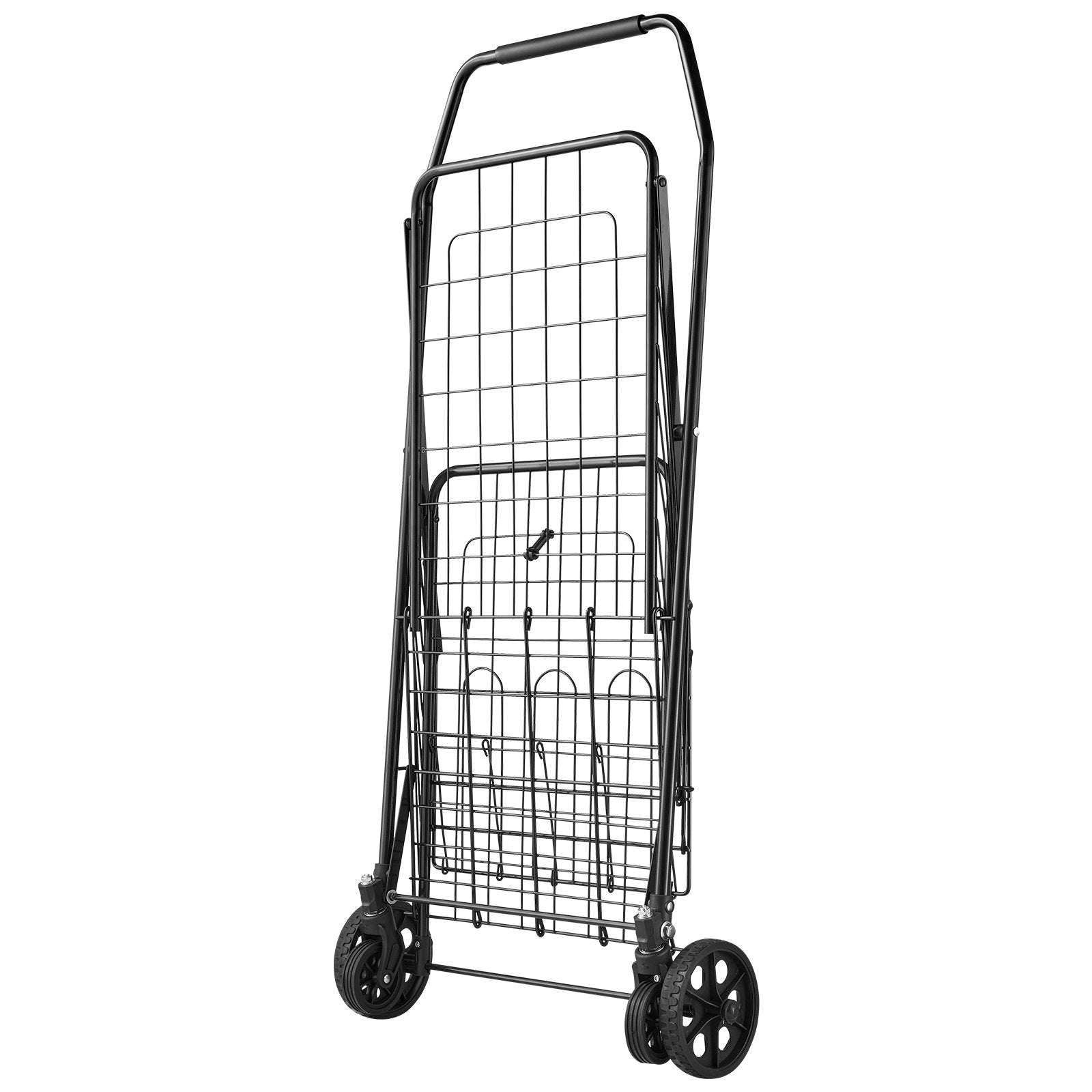 Sulankstomas pirkinių vežimėlis VEVOR ZZ 503-6-7S, 45 kg keliamoji galia