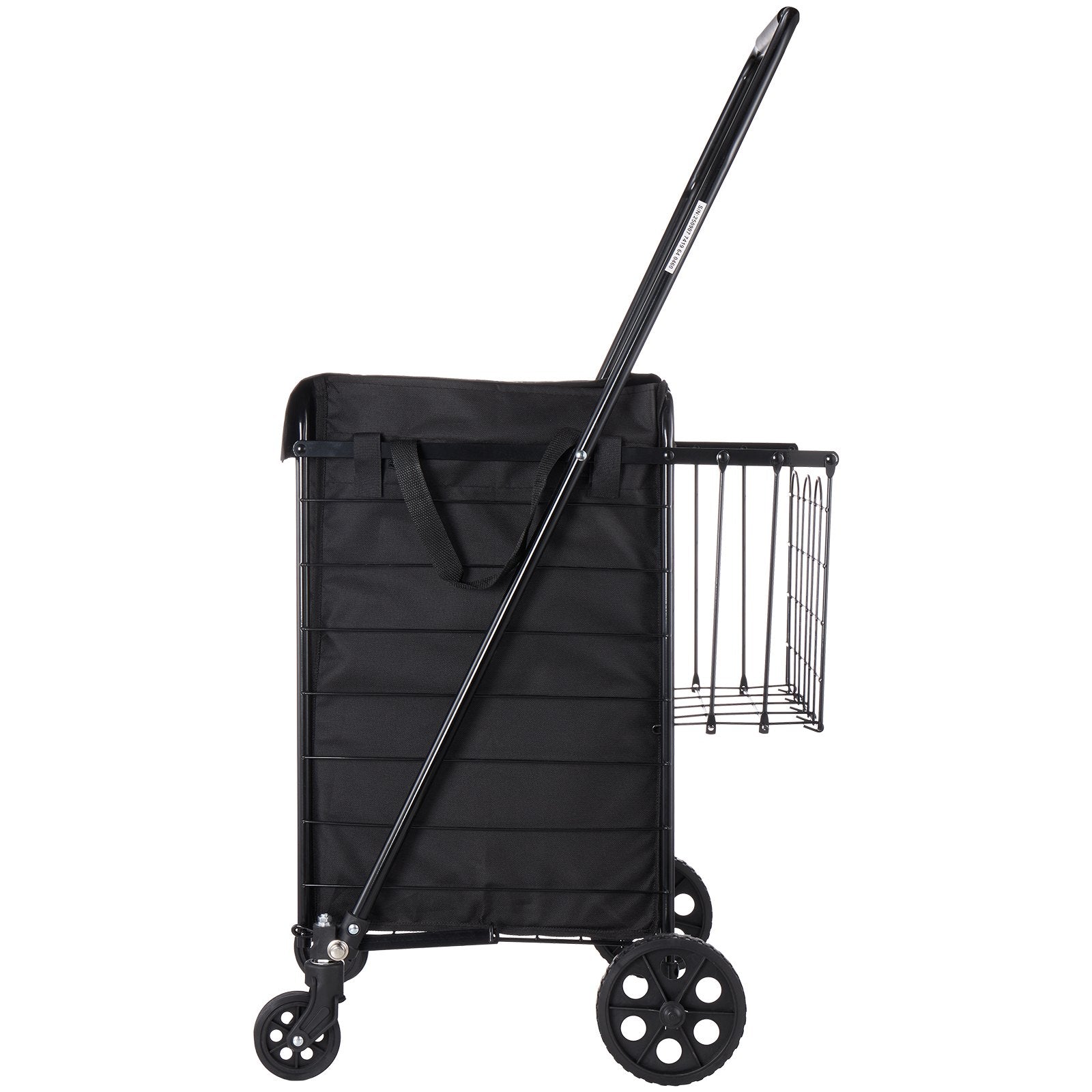 Sulankstomas pirkinių vežimėlis VEVOR ZZ 503-6-7S, 45 kg keliamoji galia