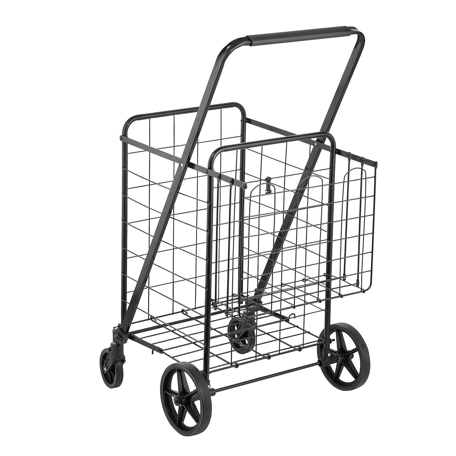 Sulankstomas pirkinių vežimėlis VEVOR ZZ 507, 50 kg keliamoji galia