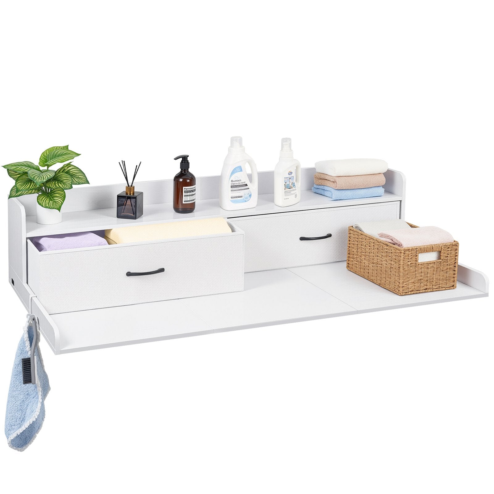 Skalbimo mašinos ir džiovyklės stalviršis VEVOR DX0202-C250399S-04, 137 x 69,9 cm