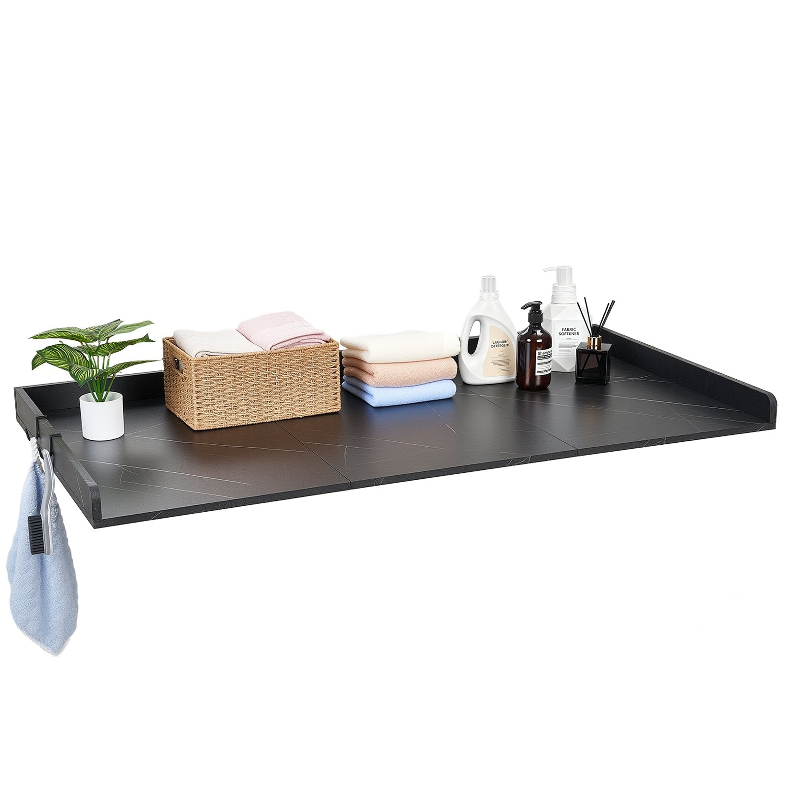 Skalbimo mašinos ir džiovyklės stalviršis VEVOR XYTM0929BK, 137 x 69,9 cm