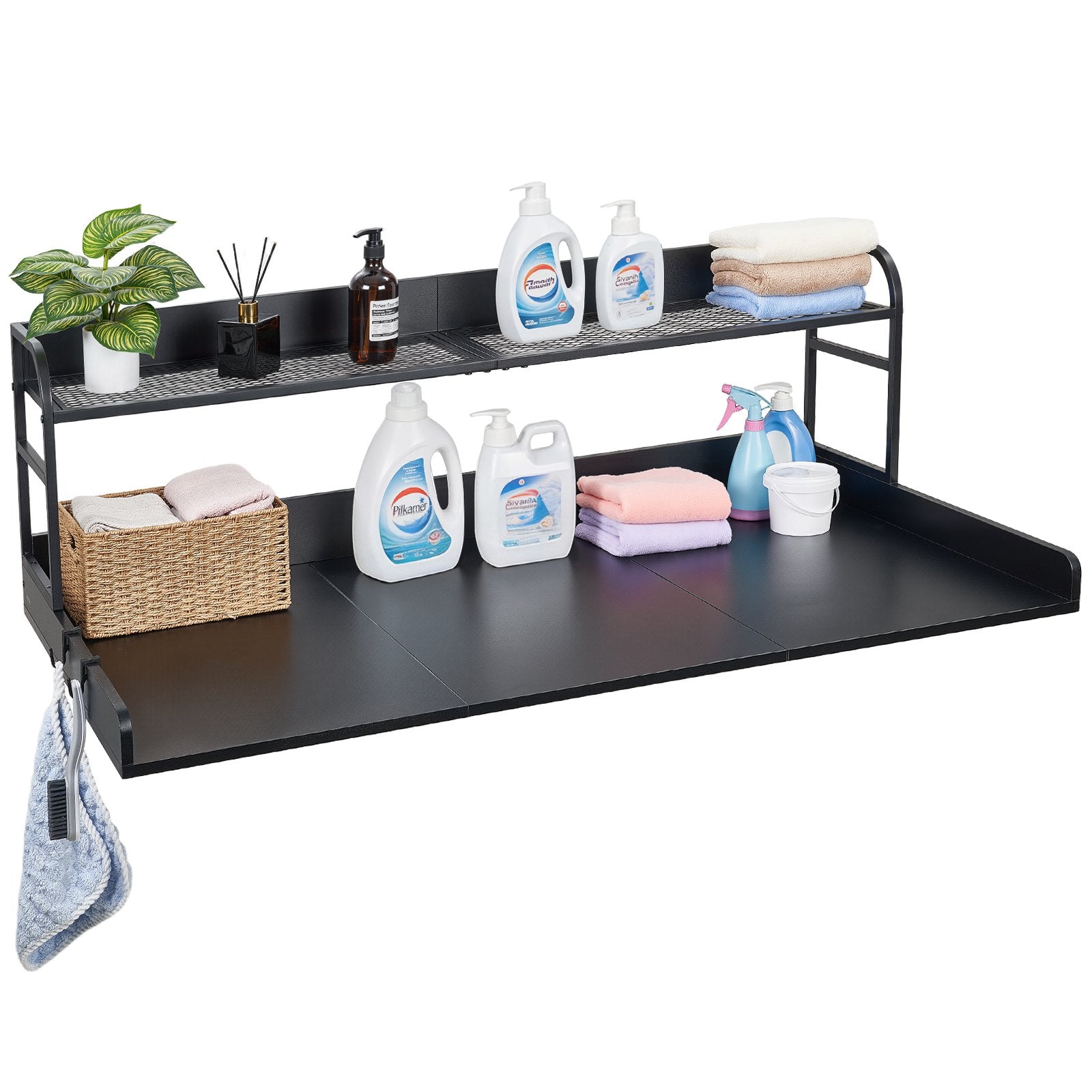 Skalbimo mašinos ir džiovyklės stalviršis VEVOR DX0202-C250400S-01, 137 x 69,9 cm