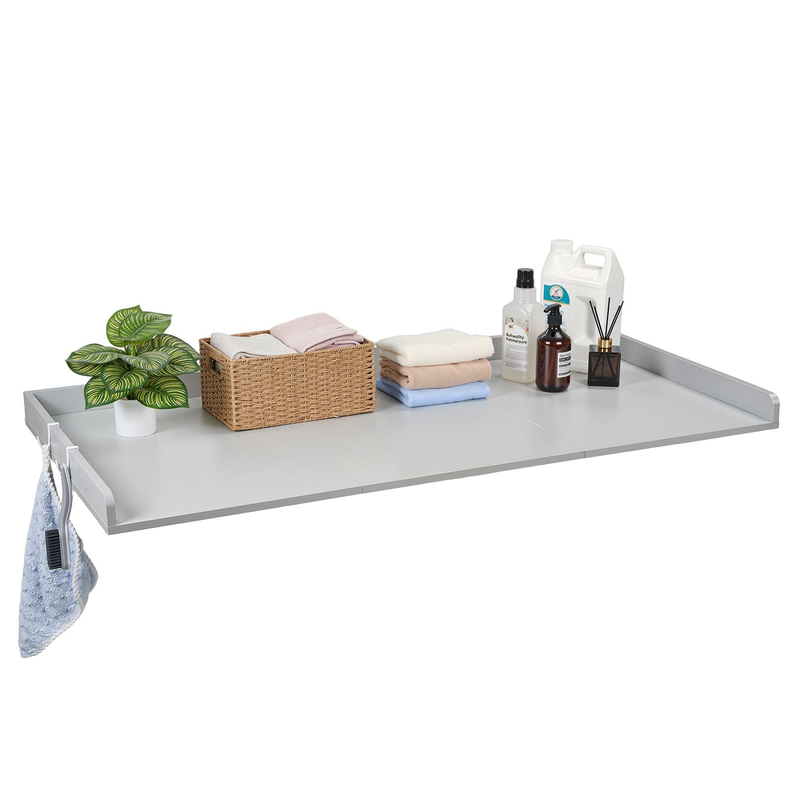 Skalbimo mašinos ir džiovyklės stalviršis VEVOR XYTM0929GY, 137 x 69,9 cm