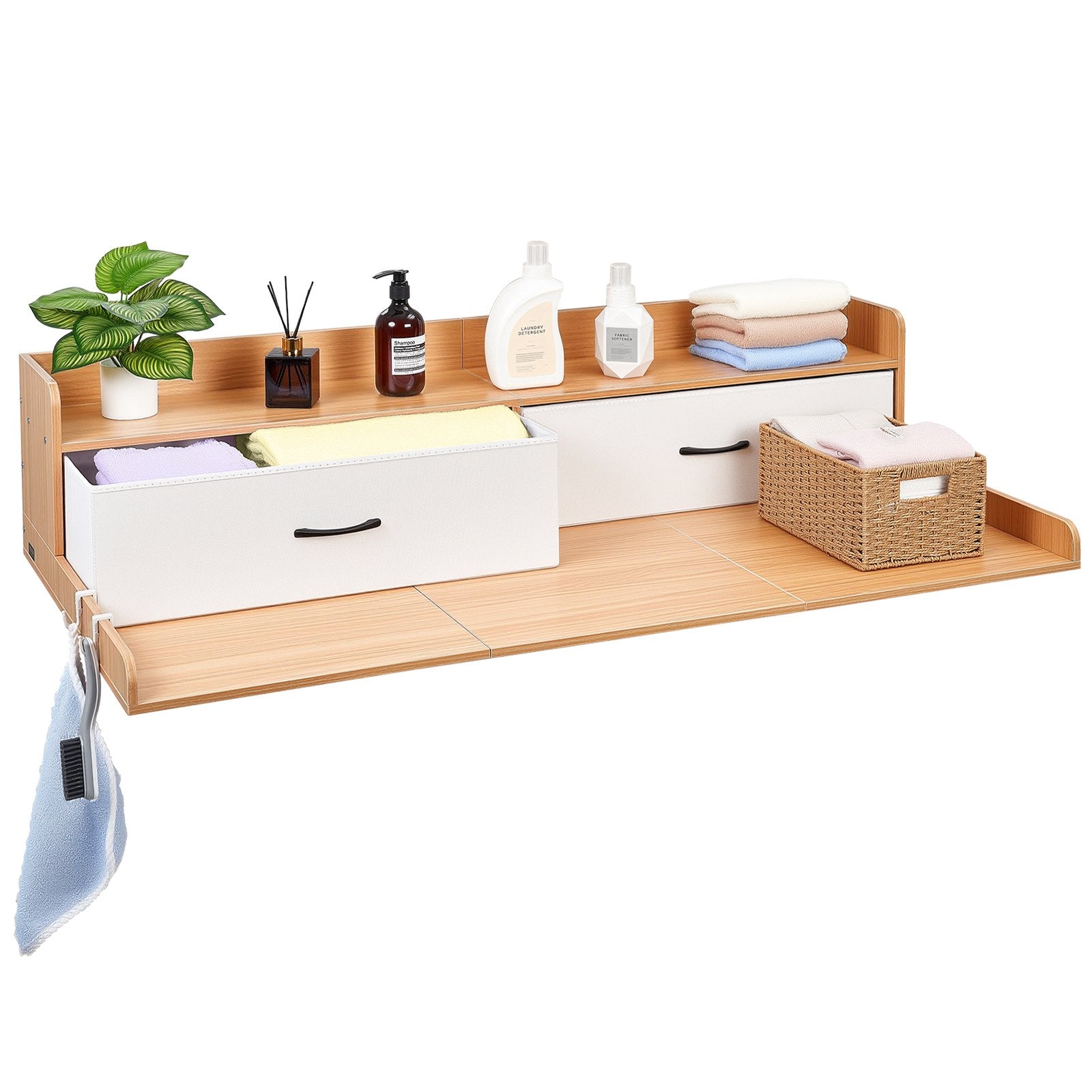 Skalbimo mašinos ir džiovyklės stalviršis VEVOR DX0202-C250399S-02, 137x69,9 cm