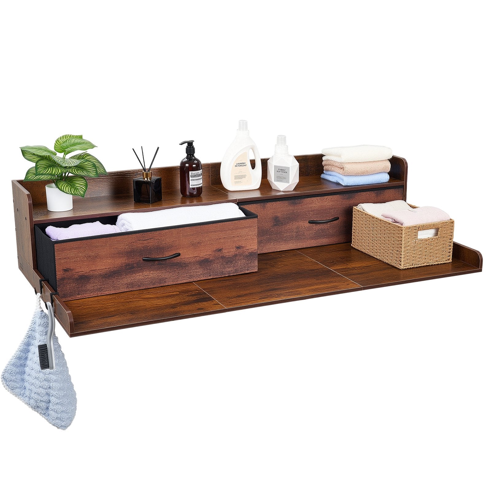 Skalbimo mašinos ir džiovyklės stalviršis VEVOR DX0202-C250399S-03, 137 x 69,9 cm