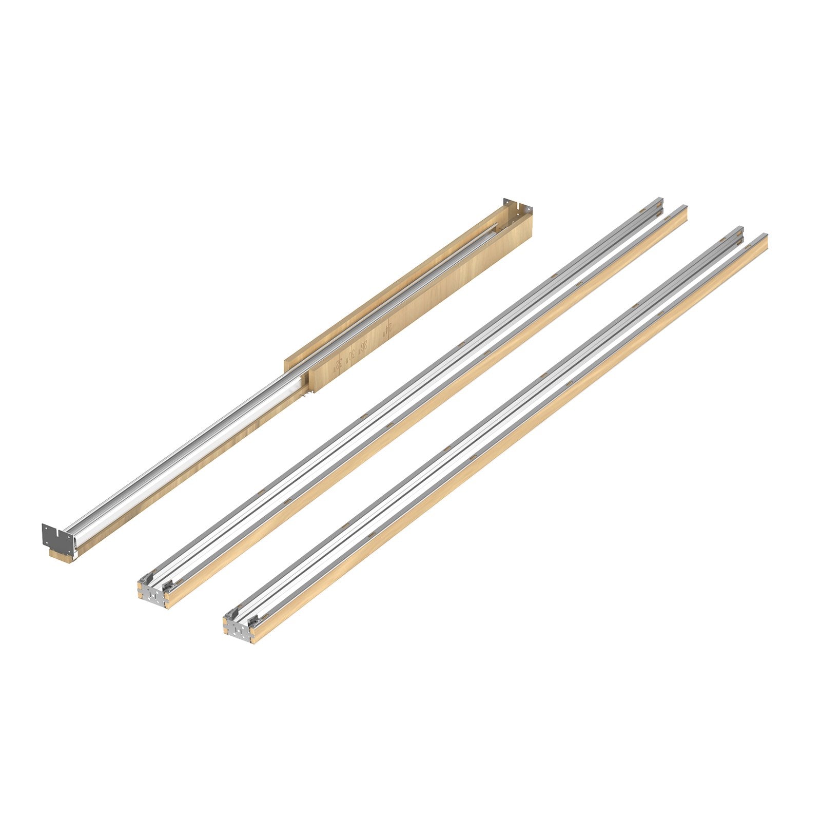 Stumdomų durų į sieną rėmo komplektas VEVOR XC39B-30, 610-762 mm pločiui