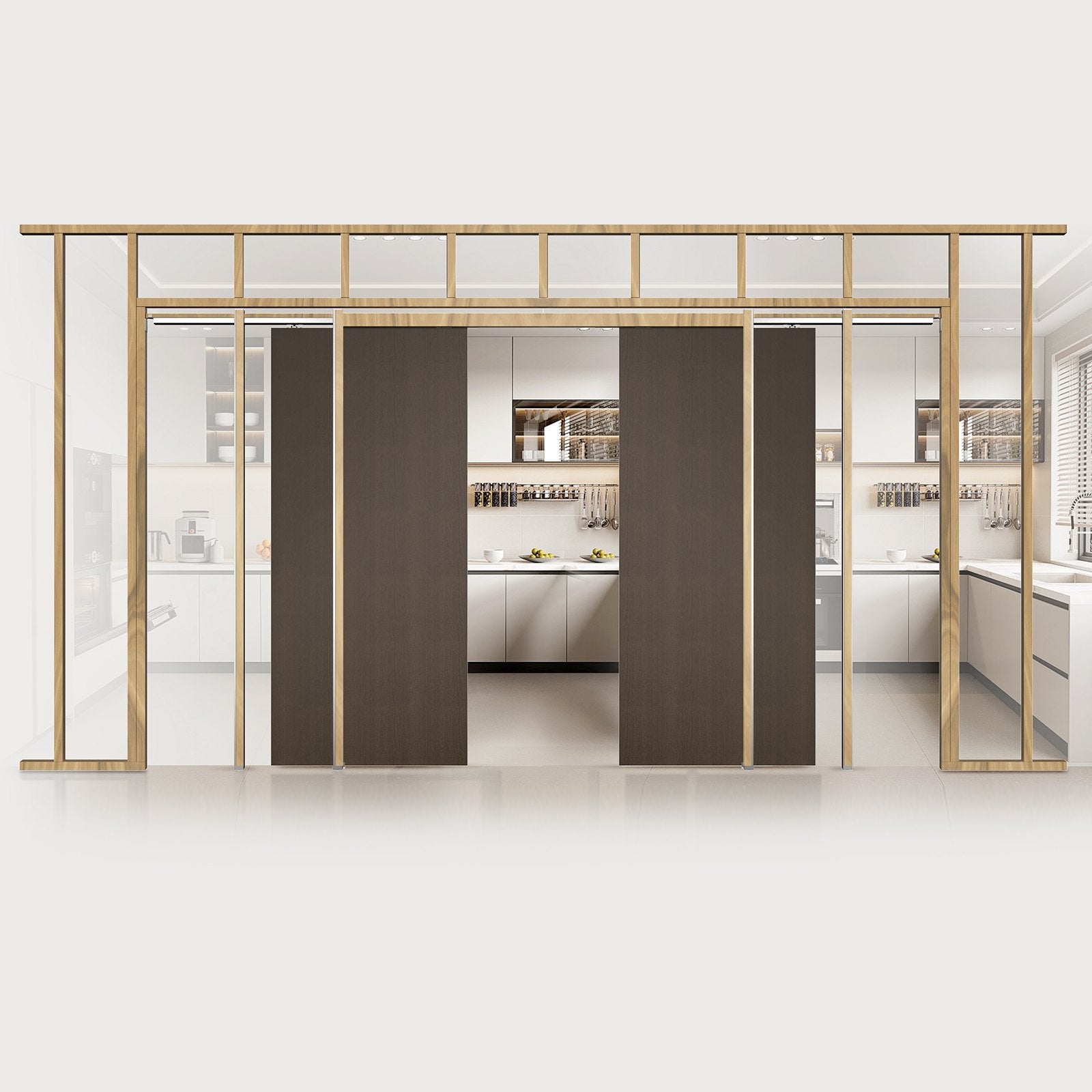 Stumdomų durų rėmo komplektas VEVOR XC39B-72, 1219–1829 mm pločiui