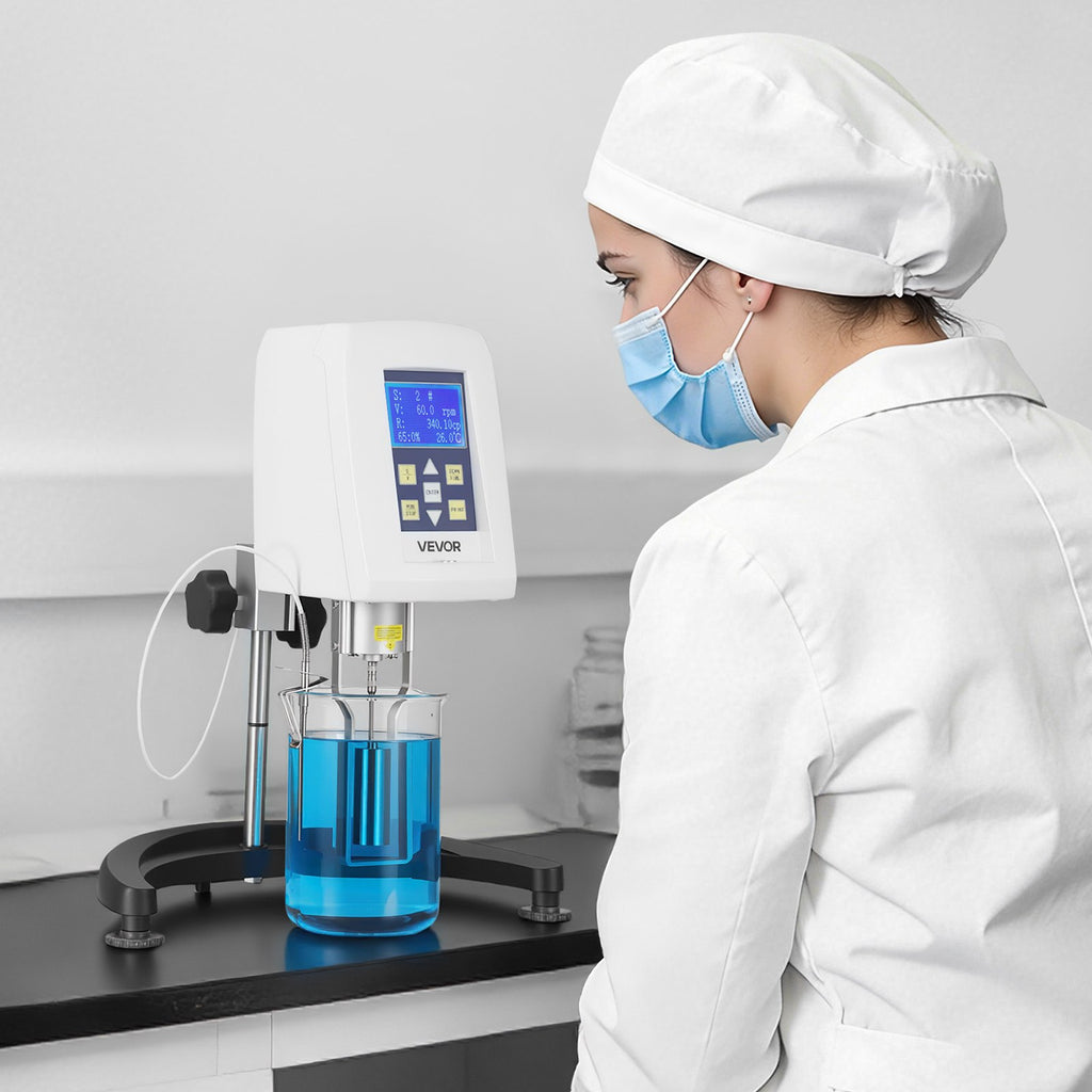 Skaitmeninis rotacinis viskozimetras VEVOR NDJ-5S, 10–100 000 mPa.s