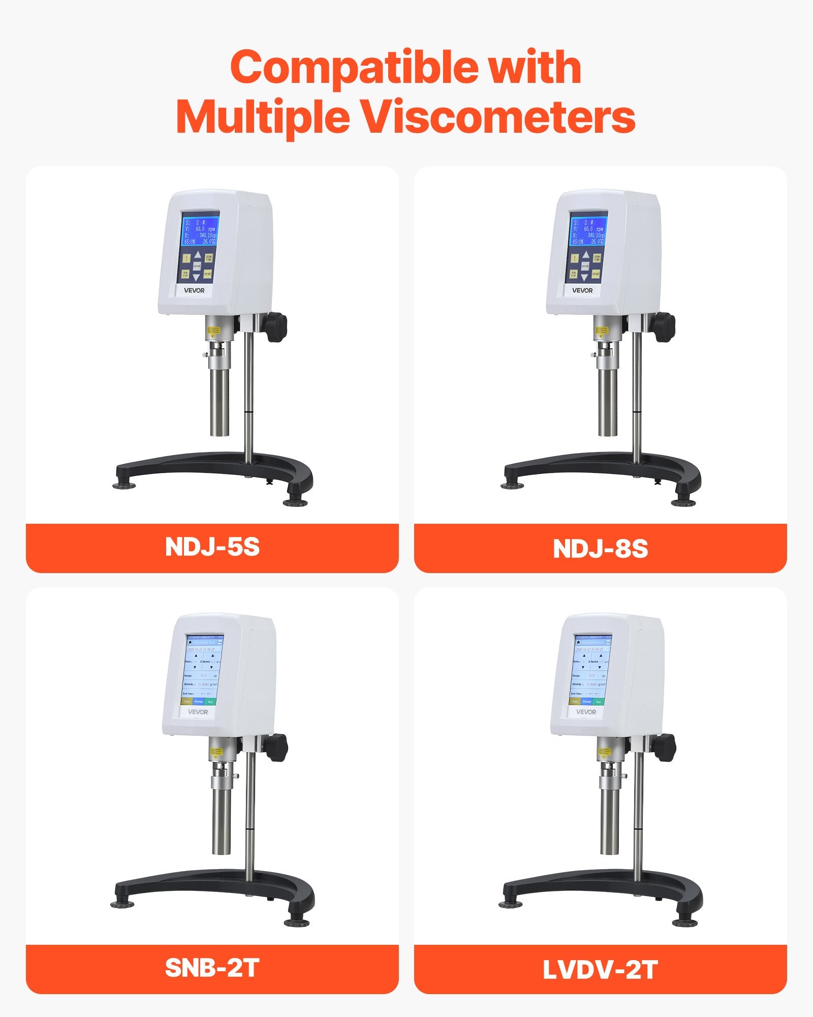 Rotacinio viskozimetro rotorius VEVOR 0#, 1-80 cP