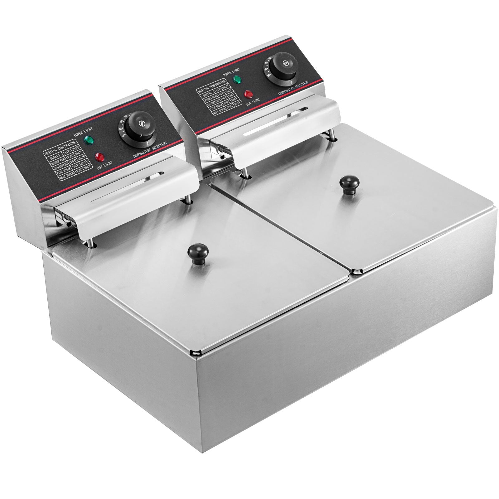 Dviguba elektrinė gruzdintuvė VEVOR YB-82, 5000W