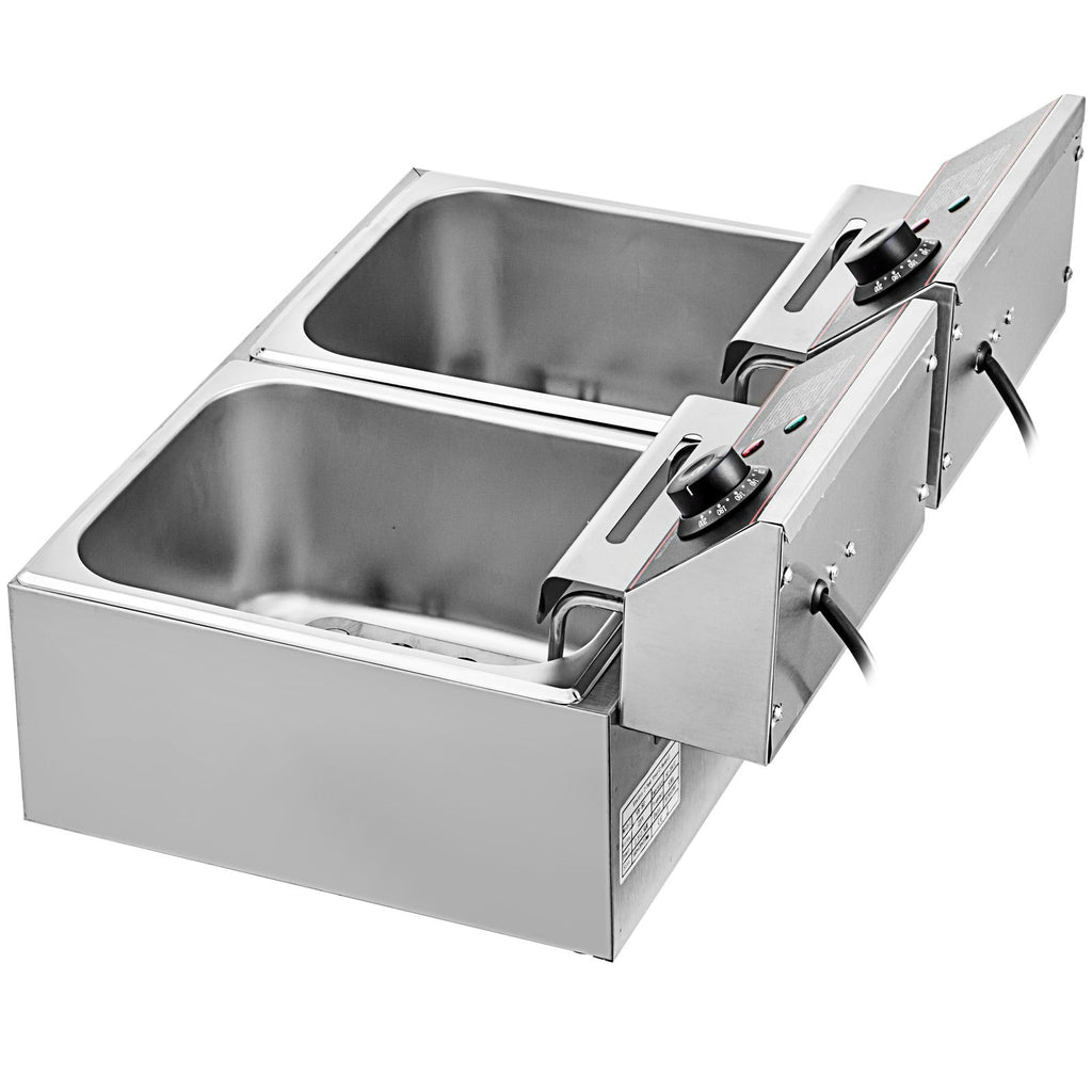 Dviguba elektrinė gruzdintuvė VEVOR YB-82, 5000W