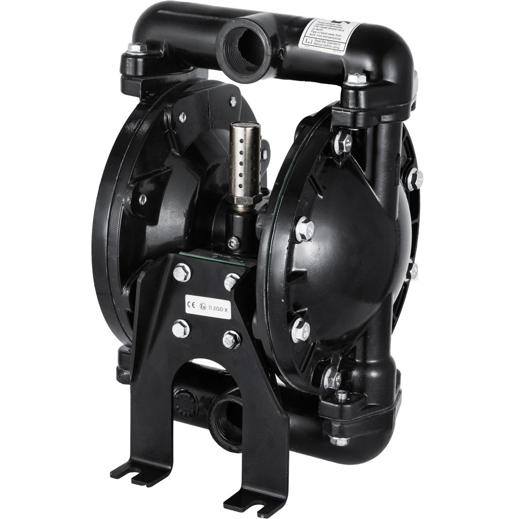 Pneumatinis dvigubos membranos siurblys VEVOR QBY4-25L F46, 91 l/min