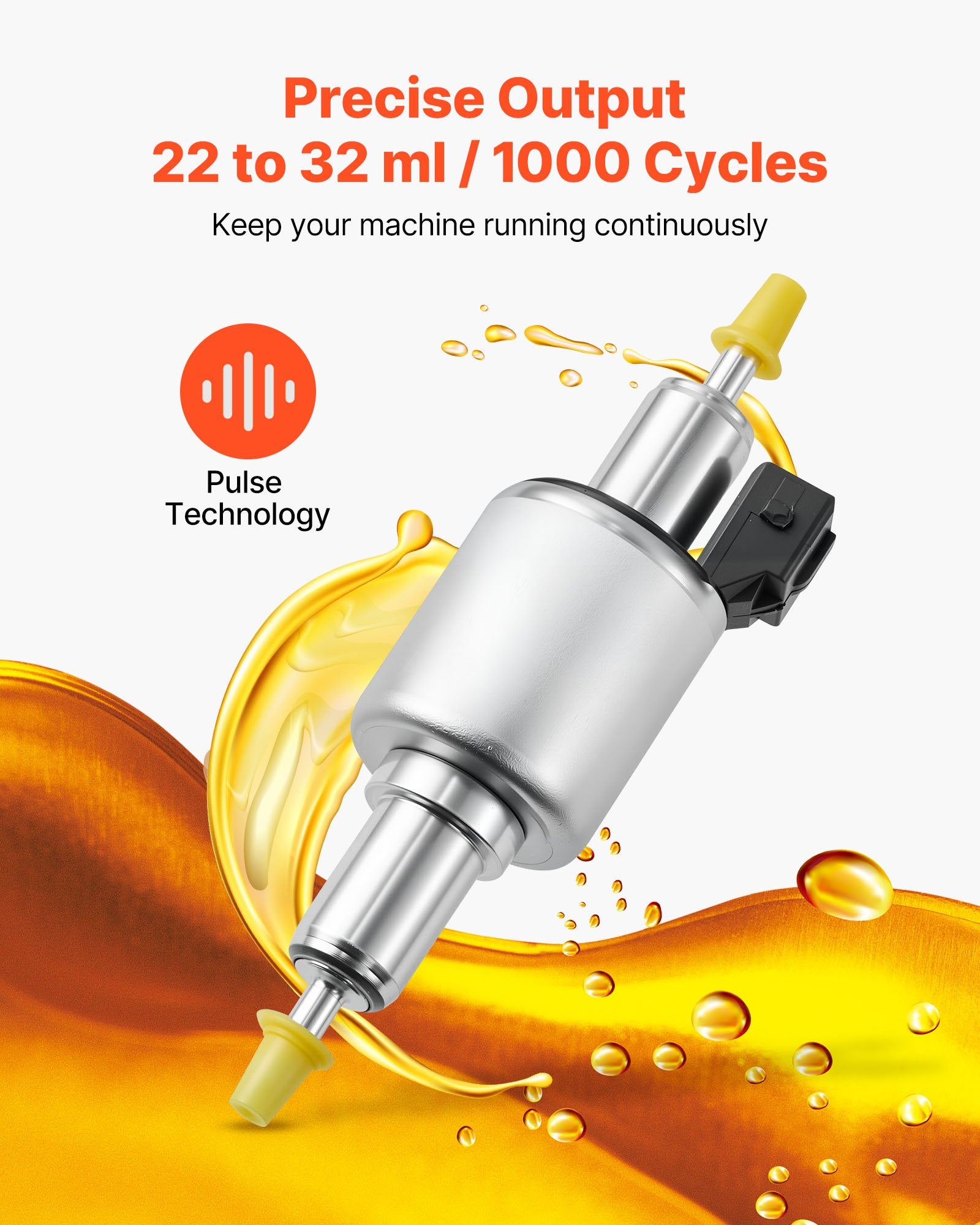 Dyzelinio šildytuvo kuro siurblys VEVOR XMZ-F-D8, 12/24V