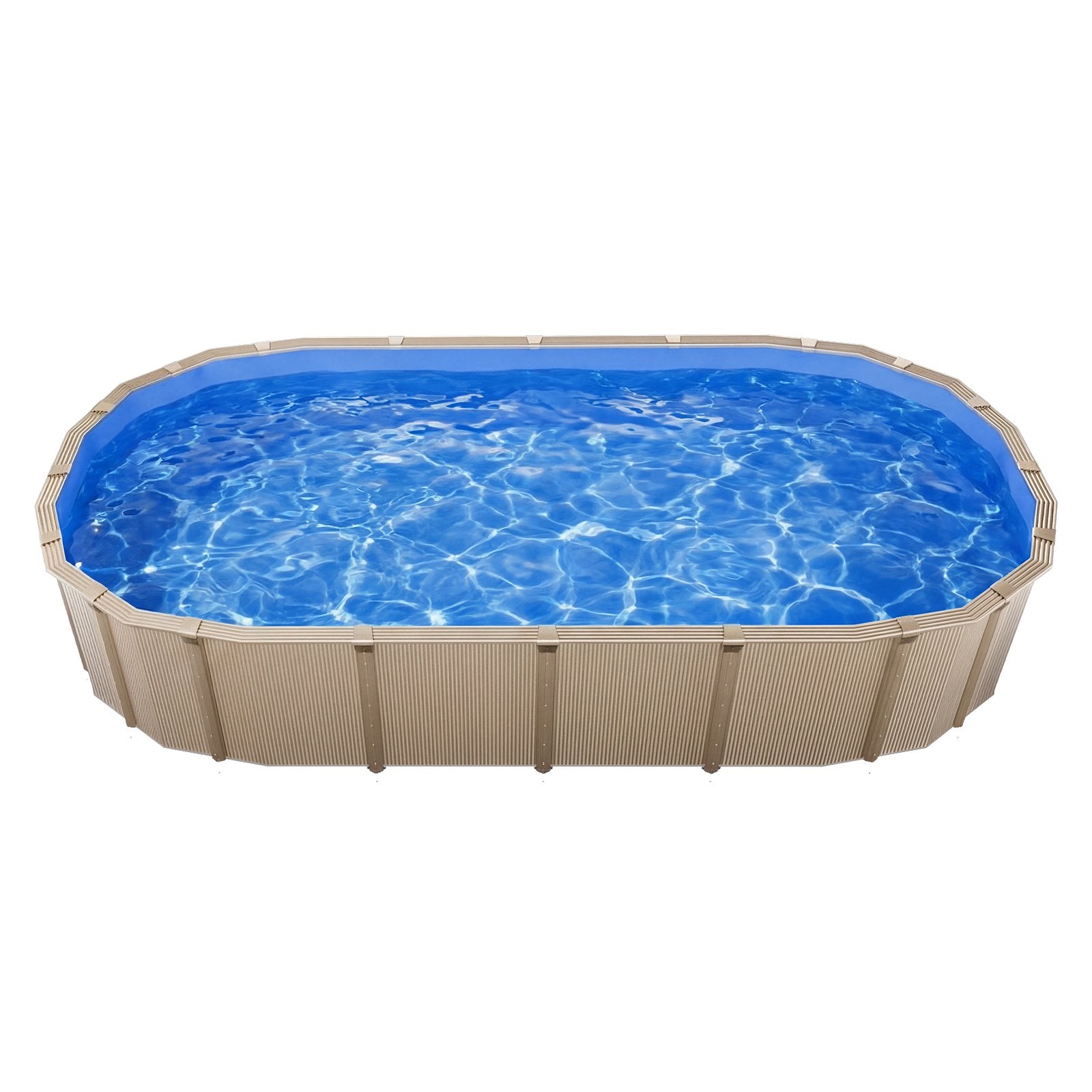 Ovalus baseino įdėklas VEVOR 610X375X120X0.4, 375 x 610 cm