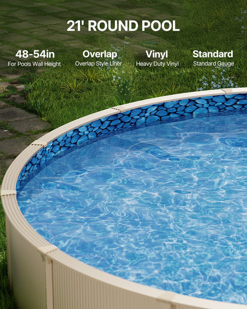 Baseino įdėklas VEVOR 21-ft Round, 6,4 m skersmens
