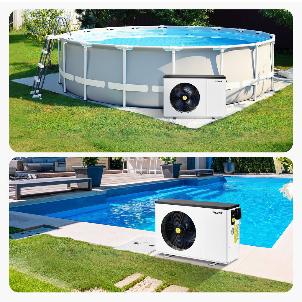 Elektrinis baseino šilumos siurblys VEVOR VBPYCE-110, 11,38 kW