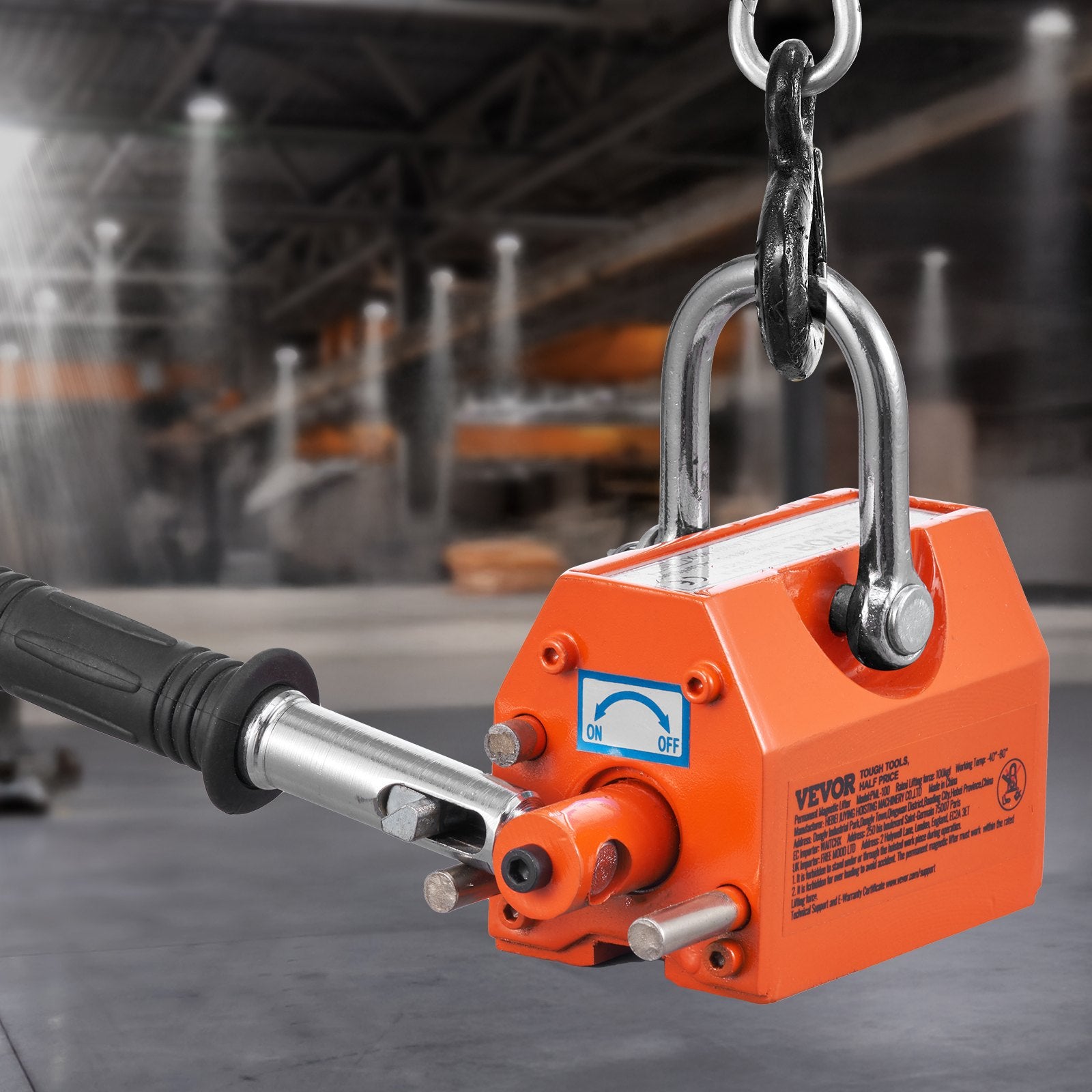 Magnetinis keltuvas VEVOR PML-100, 100 kg keliamoji galia