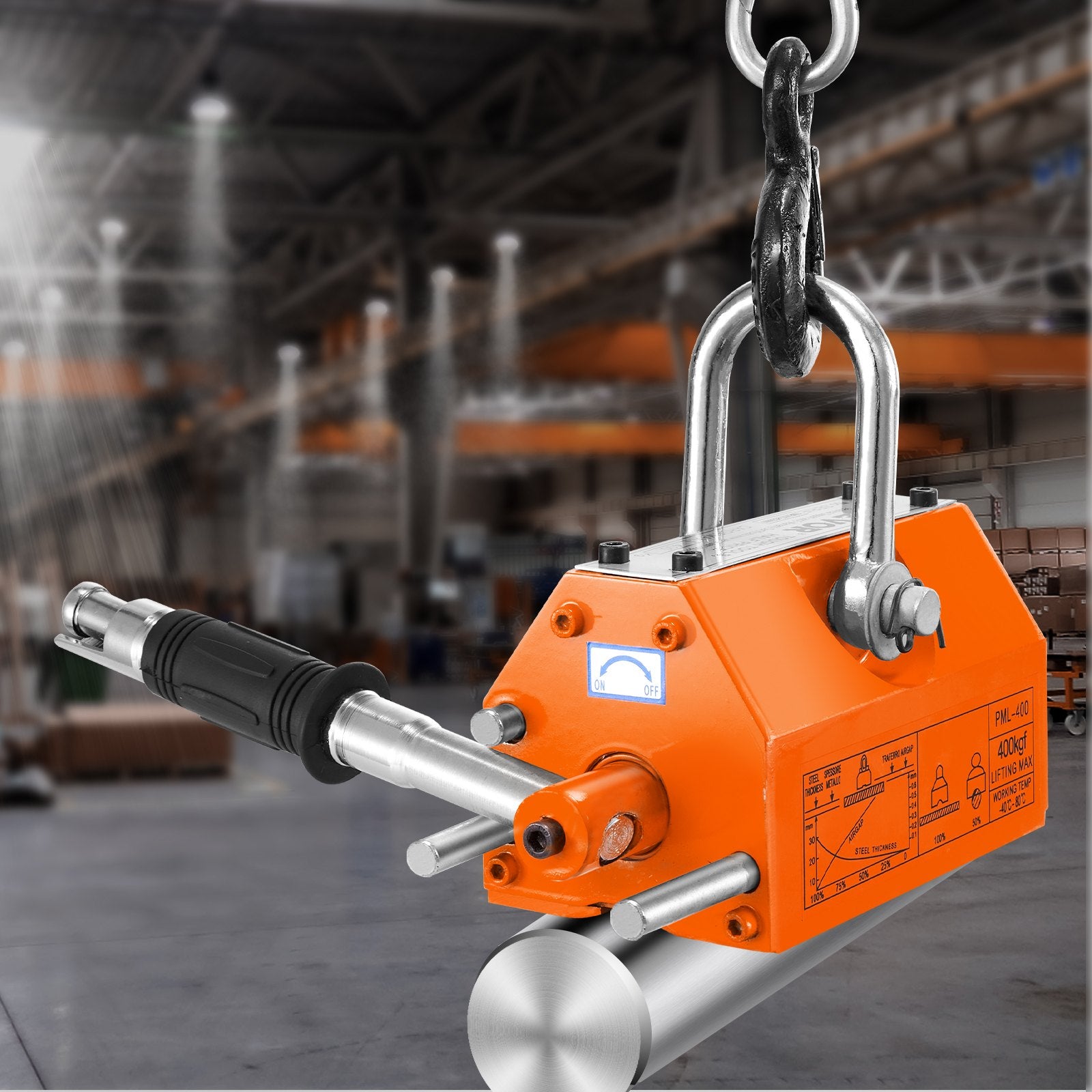 Magnetinis keltuvas VEVOR PML-400, 400 kg keliamoji galia